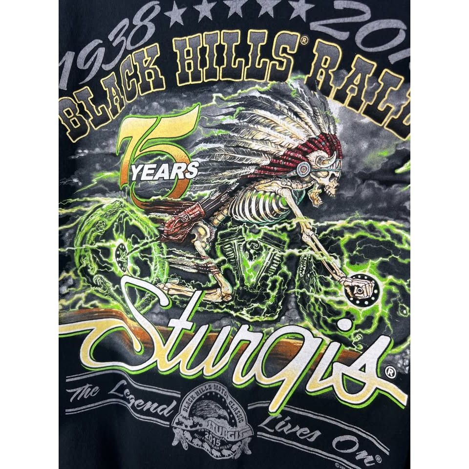 Other Sturgis 75th Anniversary Motorcycle Rally South Dakota Skele Size US XXL / EU 58 / 5 - 5 Thumbnail