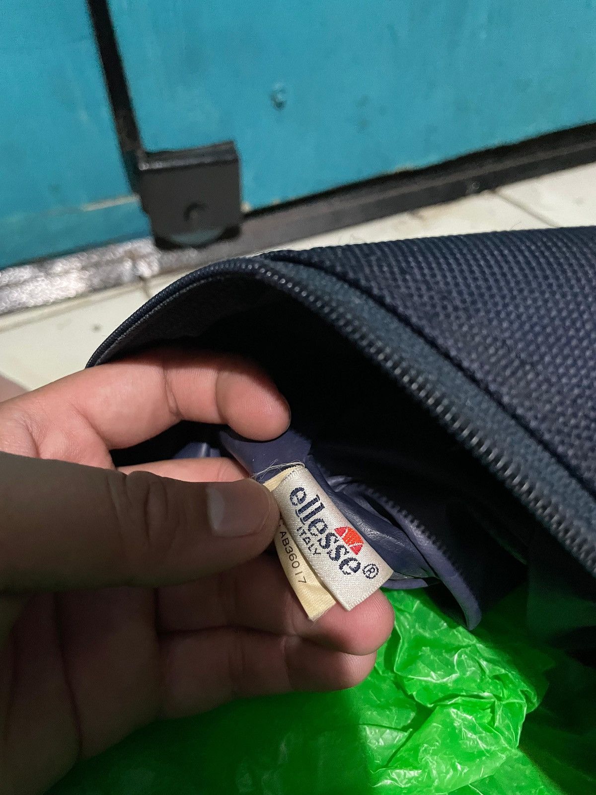 Ellesse × Vintage Duffle bag Ellesse Vintage biglogo Navy Size ONE SIZE - 9 Thumbnail