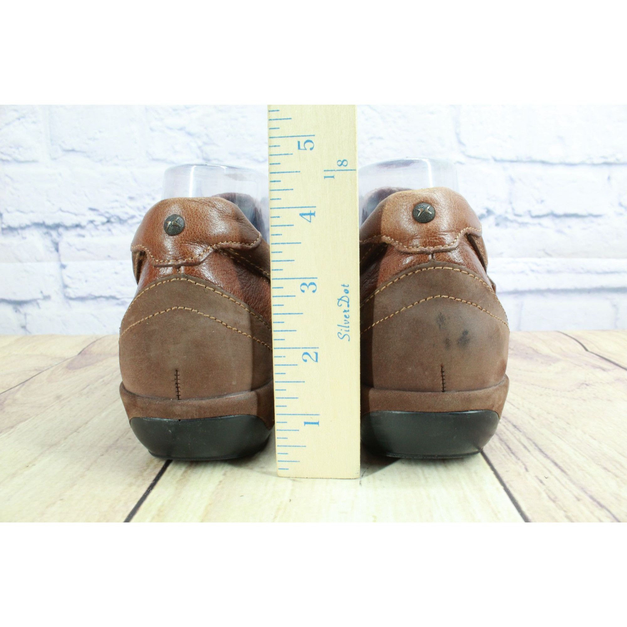 Aetrex Aetrex Brown Leather Comfort Walking Shoes Size US 9 / IT 39 - 6 Thumbnail