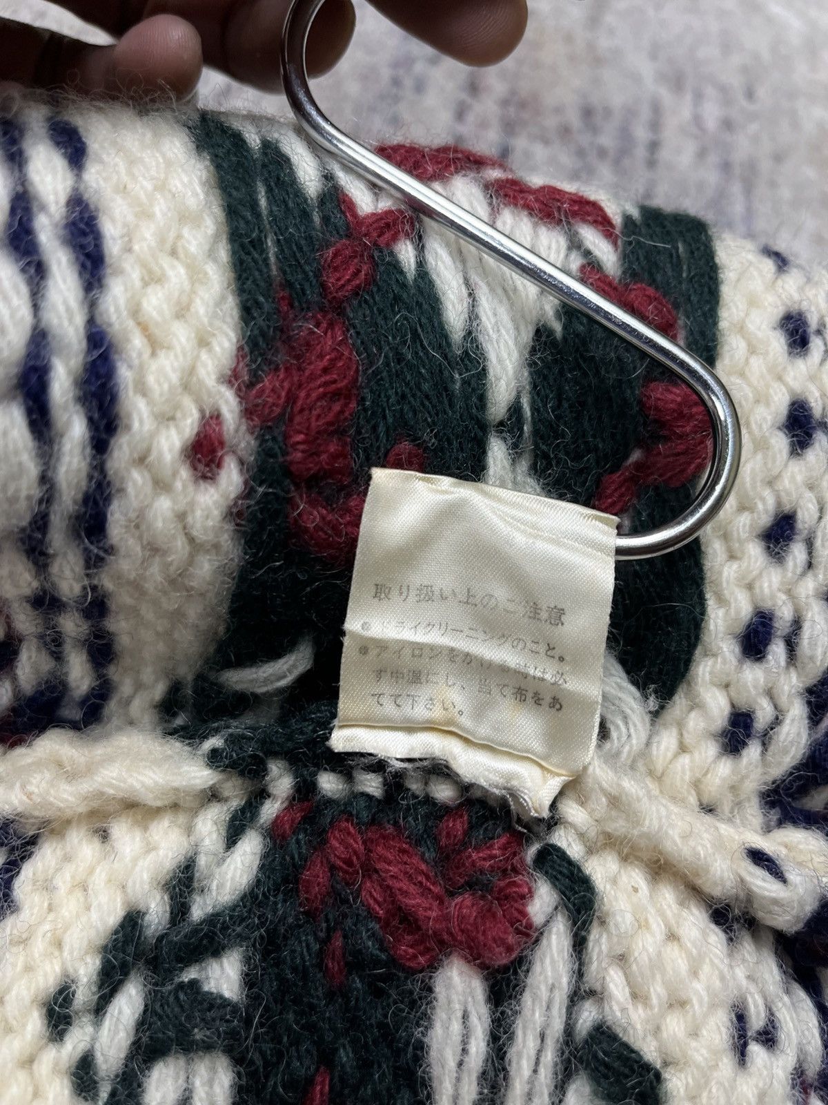 Japanese Brand 1980s Fieldwork - Cowichan Cunky Knitted Sweater Size US M / EU 48-50 / 2 - 8 Thumbnail