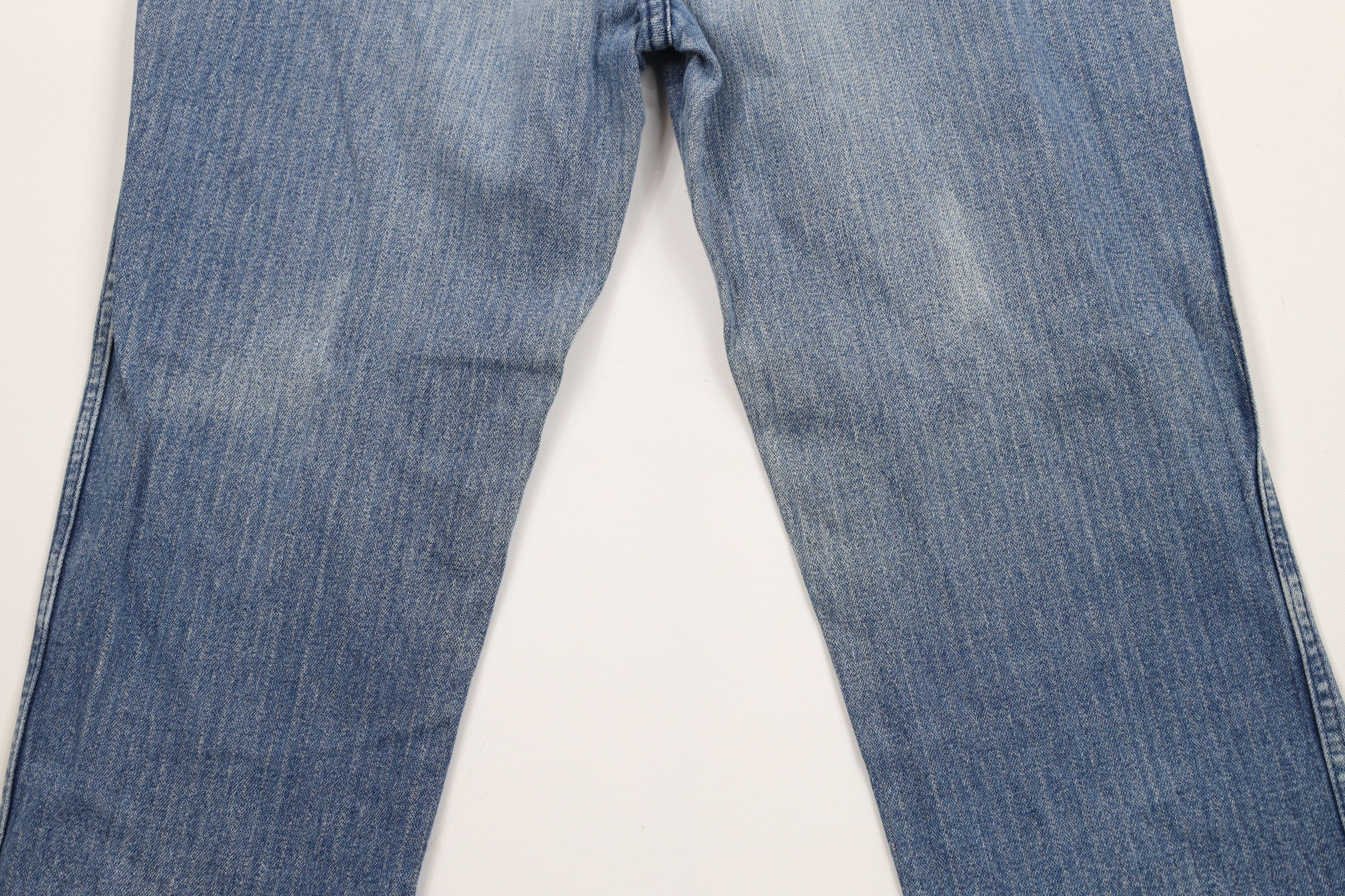 Vintage Vintage 90s Streetwear Straight Leg Denim Jeans Blue Cotton Size 32" / US 10 / IT 46 - 12 Thumbnail