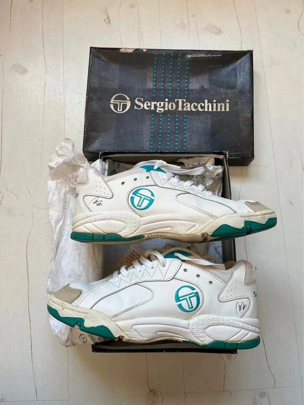 Sergio Tacchini Sergio Tacchini S966 Vintage 80s 90s Tennis Deadstock US 8.5 Size US 8.5 / IT 38.5 - 1 Thumbnail