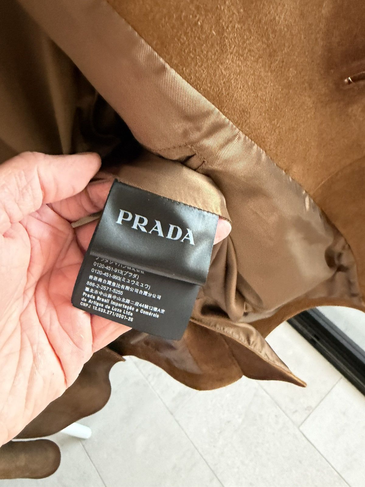 Prada Prada Suede Blazer Size US M / EU 48-50 / 2 - 3 Thumbnail
