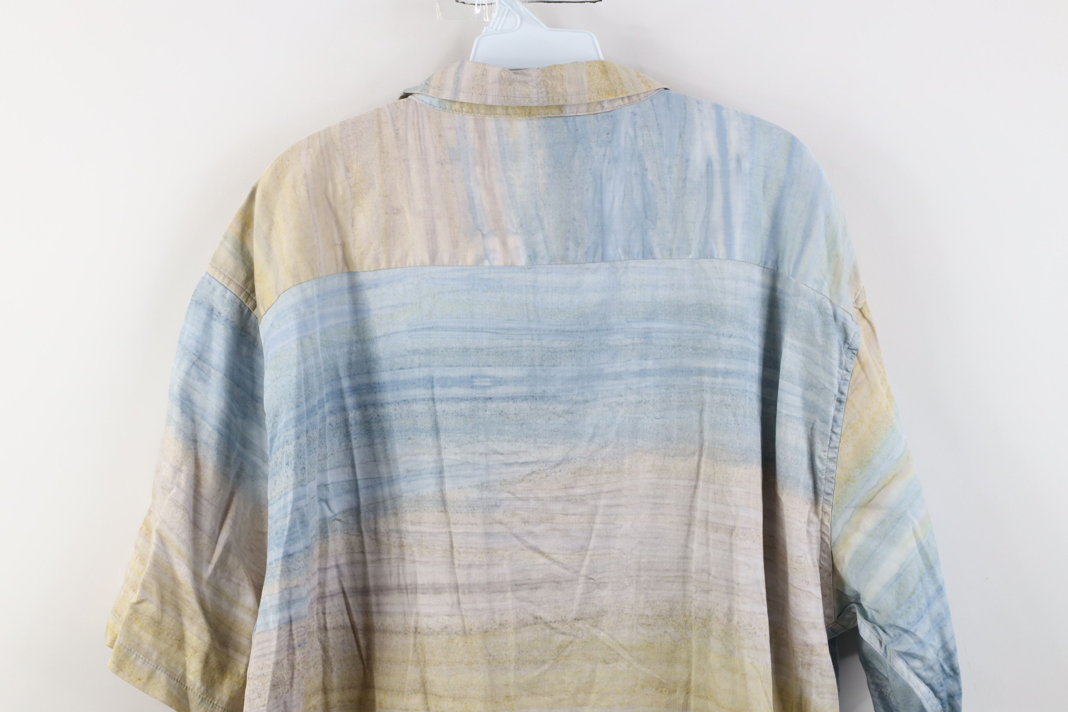 Vintage Deadstock Vintage Y2K Streetwear Ombre Beach Button Shirt Size US XXL / EU 58 / 5 - 12 Thumbnail