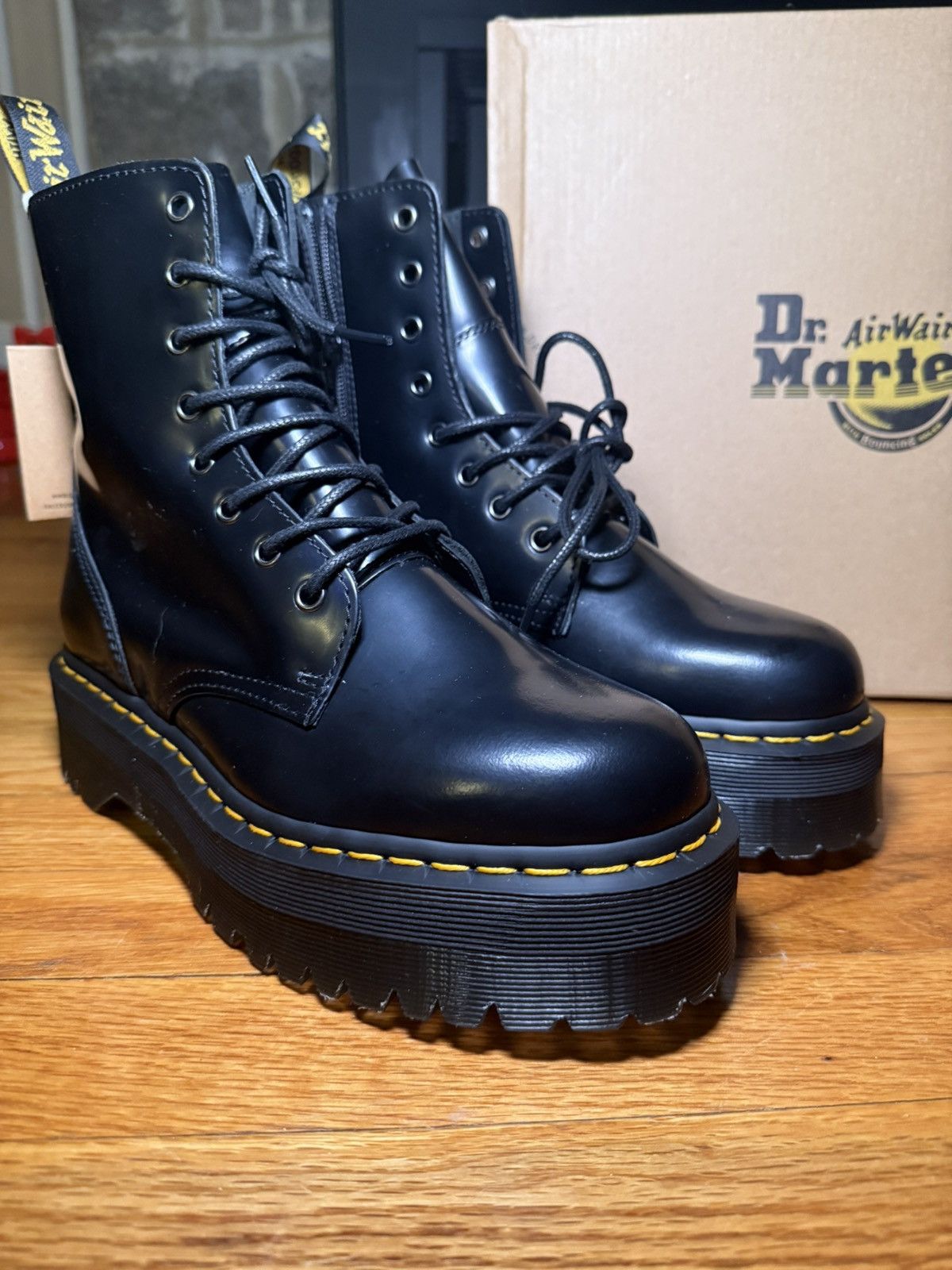 Dr. Martens Dr. Martens Jadon Platform Boots – New in Box Size US 10 / IT 40 - 2 Thumbnail