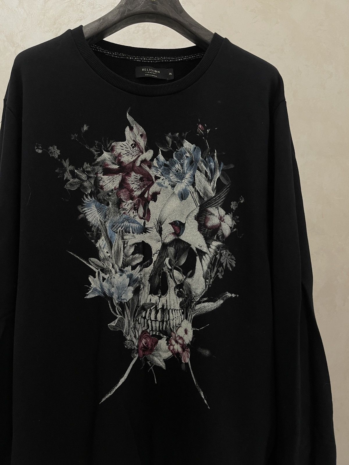 Vintage Religion sweatshirt big skull logo size 3XL sweater Size US XXL / EU 58 / 5 - 2 Thumbnail