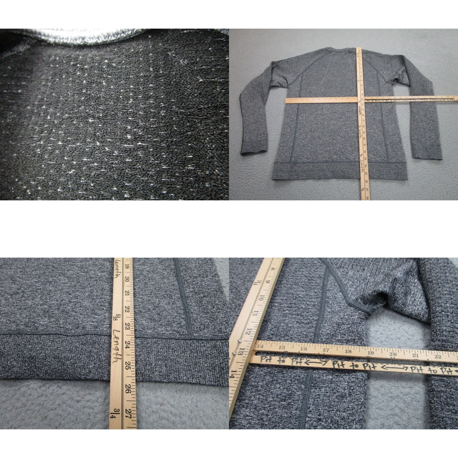 Lululemon Lululemon Sweatshirt Mens Medium Gray Knit Crewneck Raglan Pullover Athletic Size US M / EU 48-50 / 2 - 8 Thumbnail