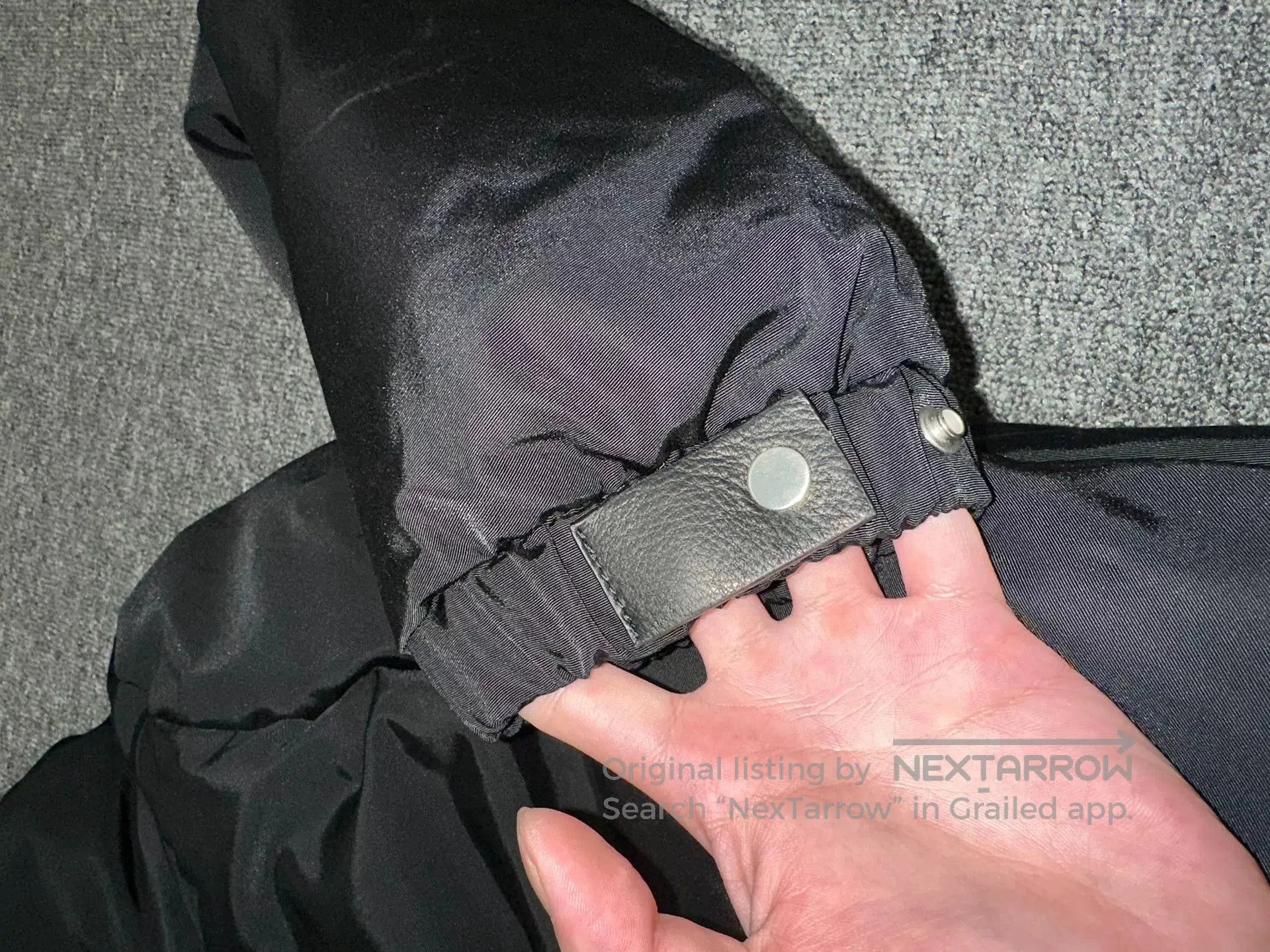 1017 ALYX 9SM alyx long down jacket with leather accents. Size US XL / EU 56 / 4 - 7 Thumbnail