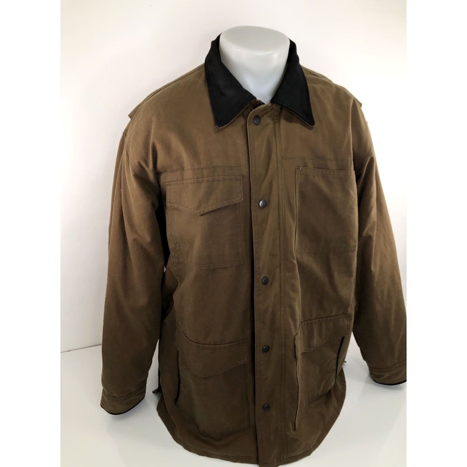 Vintage OUTBACK TRADING COMPANY Oiled MINER Mens XL Ranch Field Jacket - EXCELLENT Size US XL / EU 56 / 4 - 2 Thumbnail