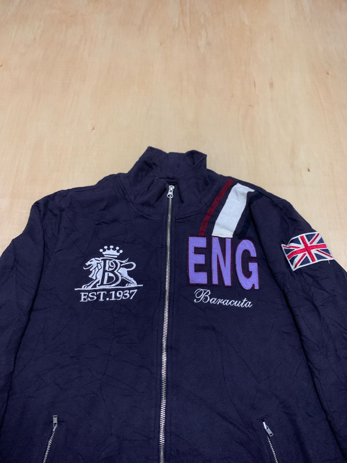 Baracuta × Japanese Brand Baracuta England Zip Zweatshirt Size US L / EU 52-54 / 3 - 2 Thumbnail