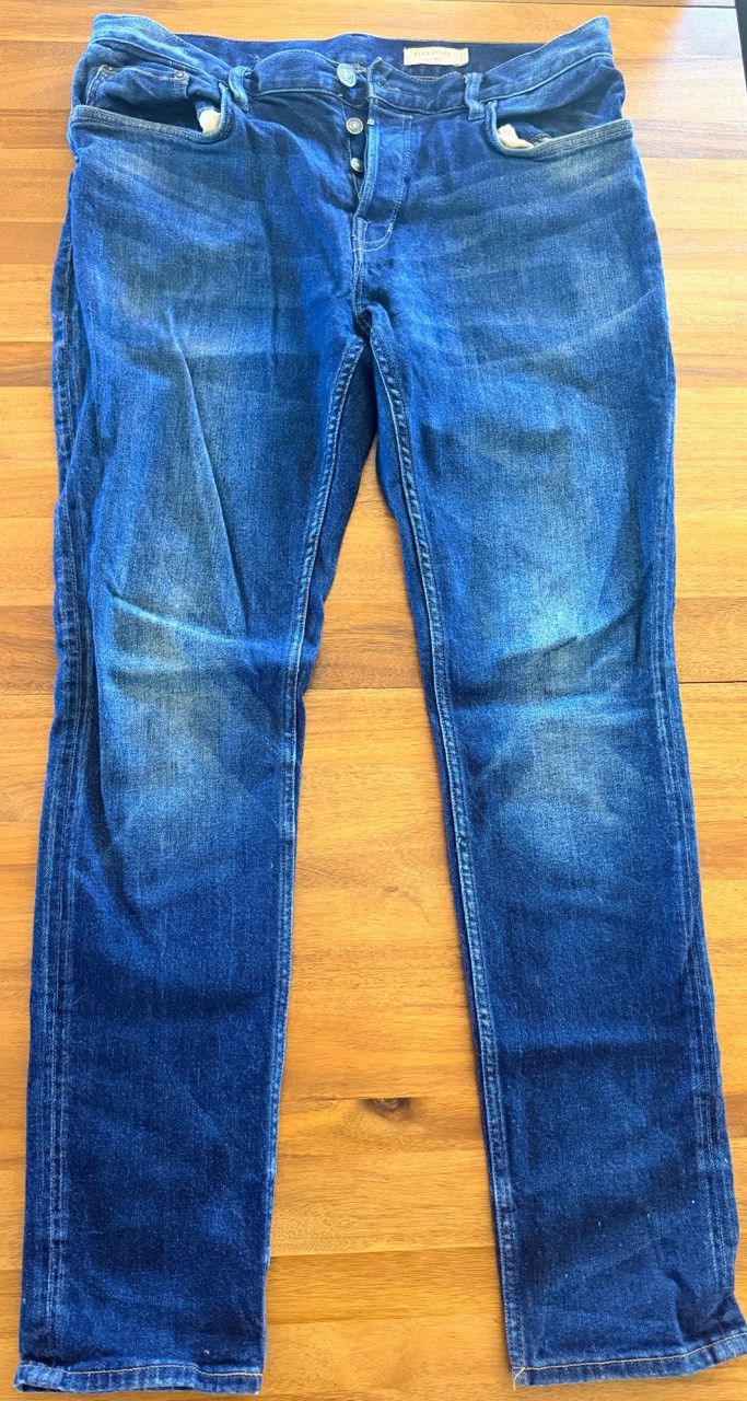 Allsaints AllSaints Rex Slim Jean — W34 — Dark Indigo Wash Size US 34 / EU 50 - 1 Thumbnail