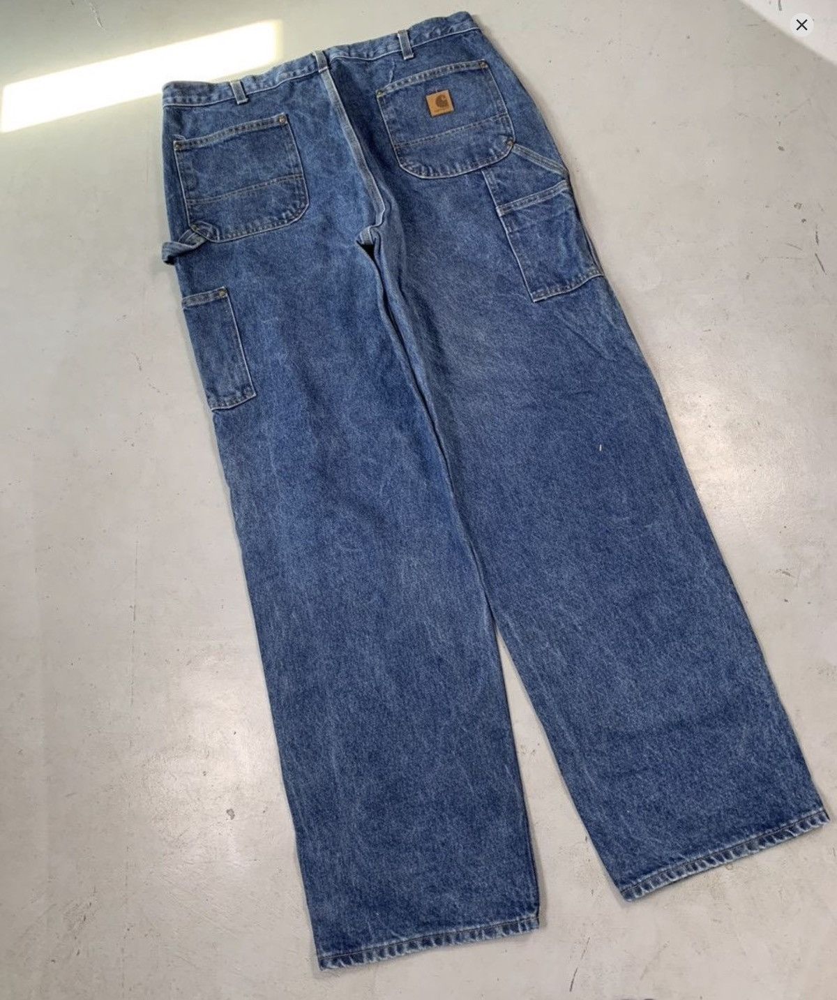 Carhartt Vintage carhartt b136 dst double knee denim Size US 38 / EU 54 - 2 Thumbnail
