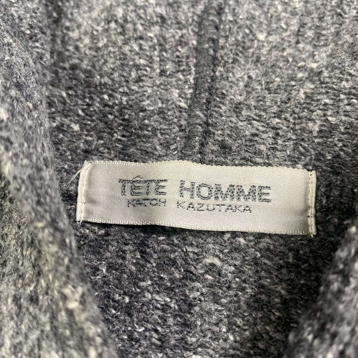 Tete Homme Vintage Katoh Kazutaka Wool Knitwear Zip Up Sweaters Size M / US 6-8 / IT 42-44 - 4 Thumbnail