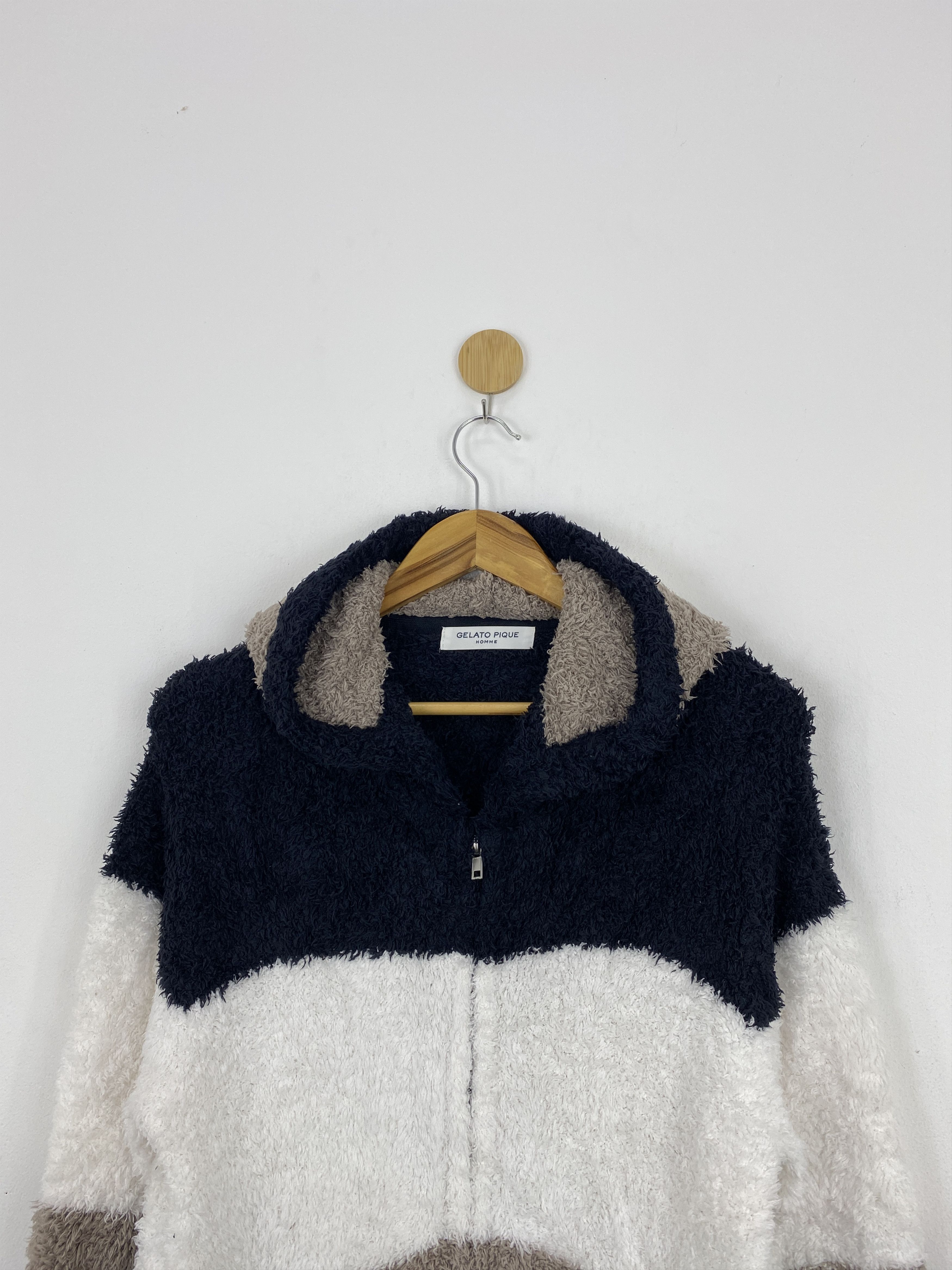 Vintage Vintage Gelato Pique Homme Fleece Mohair Jacket J1858 Size US L / EU 52-54 / 3 - 2 Thumbnail