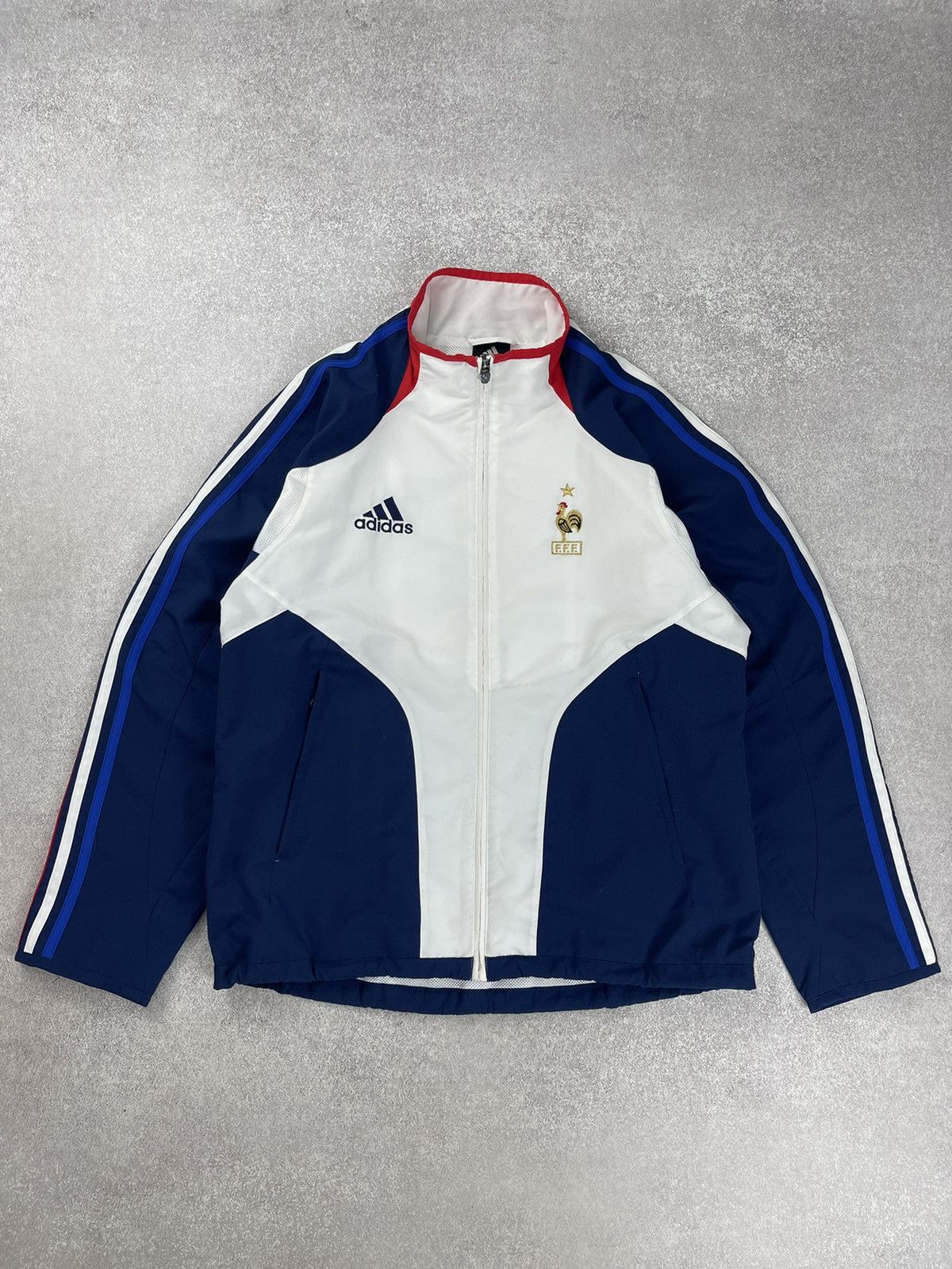 Adidas × Vintage Vintage Adidas France Soccer Track Top Jacket