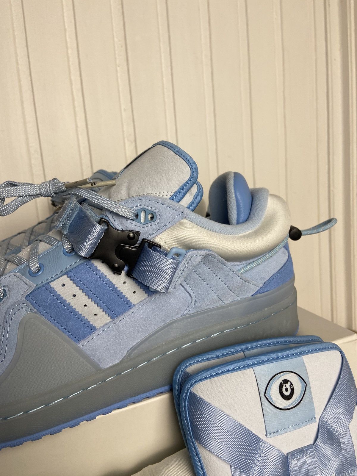 Adidas New adidas Forum Low Buckle Low Bad Bunny Blue Size 13,5US Size US 13 / EU 46 - 2 Thumbnail