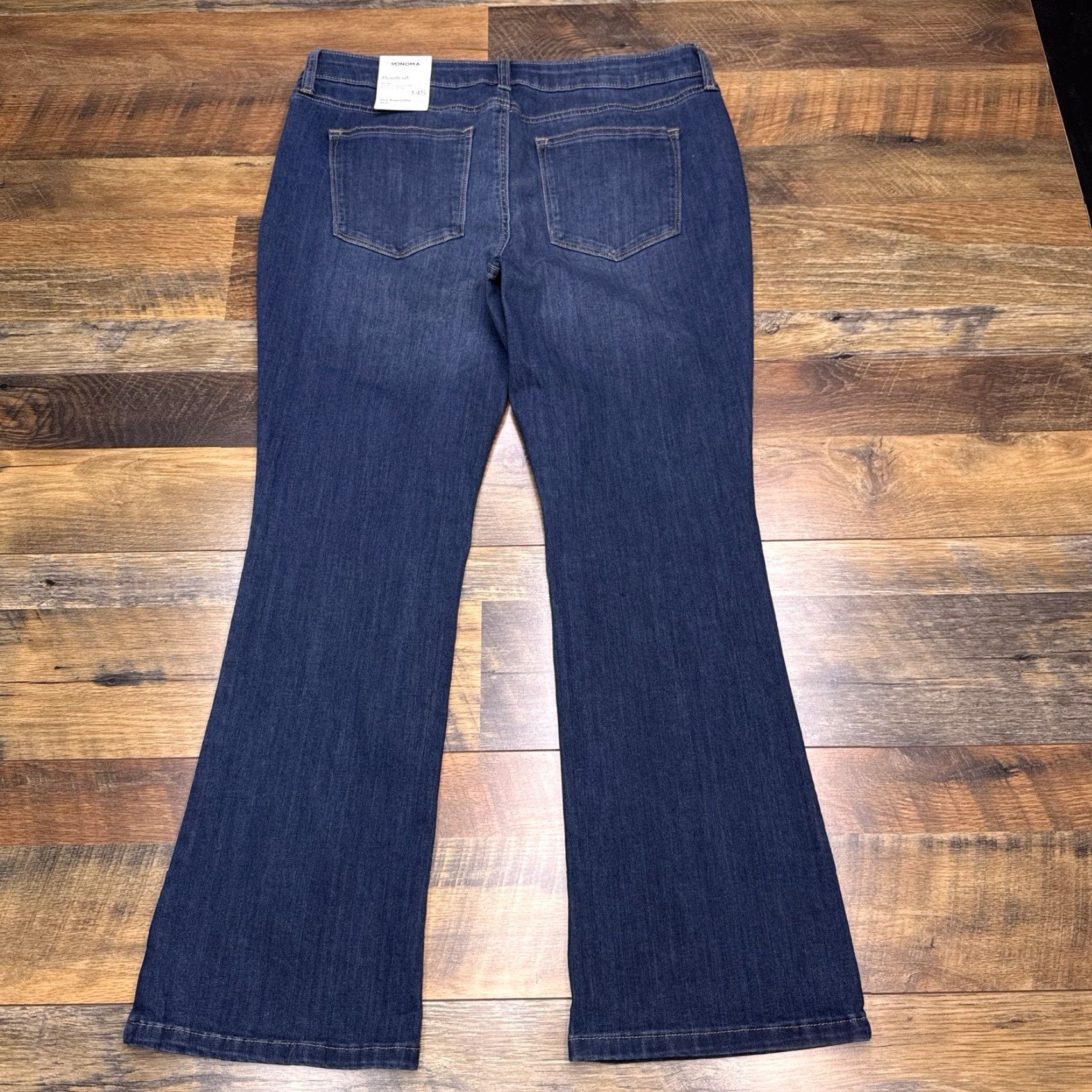 Vintage Sonoma Jeans Womens 14 Short Mid Rise Bootcut Stretch Everyday New Size 36" / US 14 / IT 50 - 3 Thumbnail