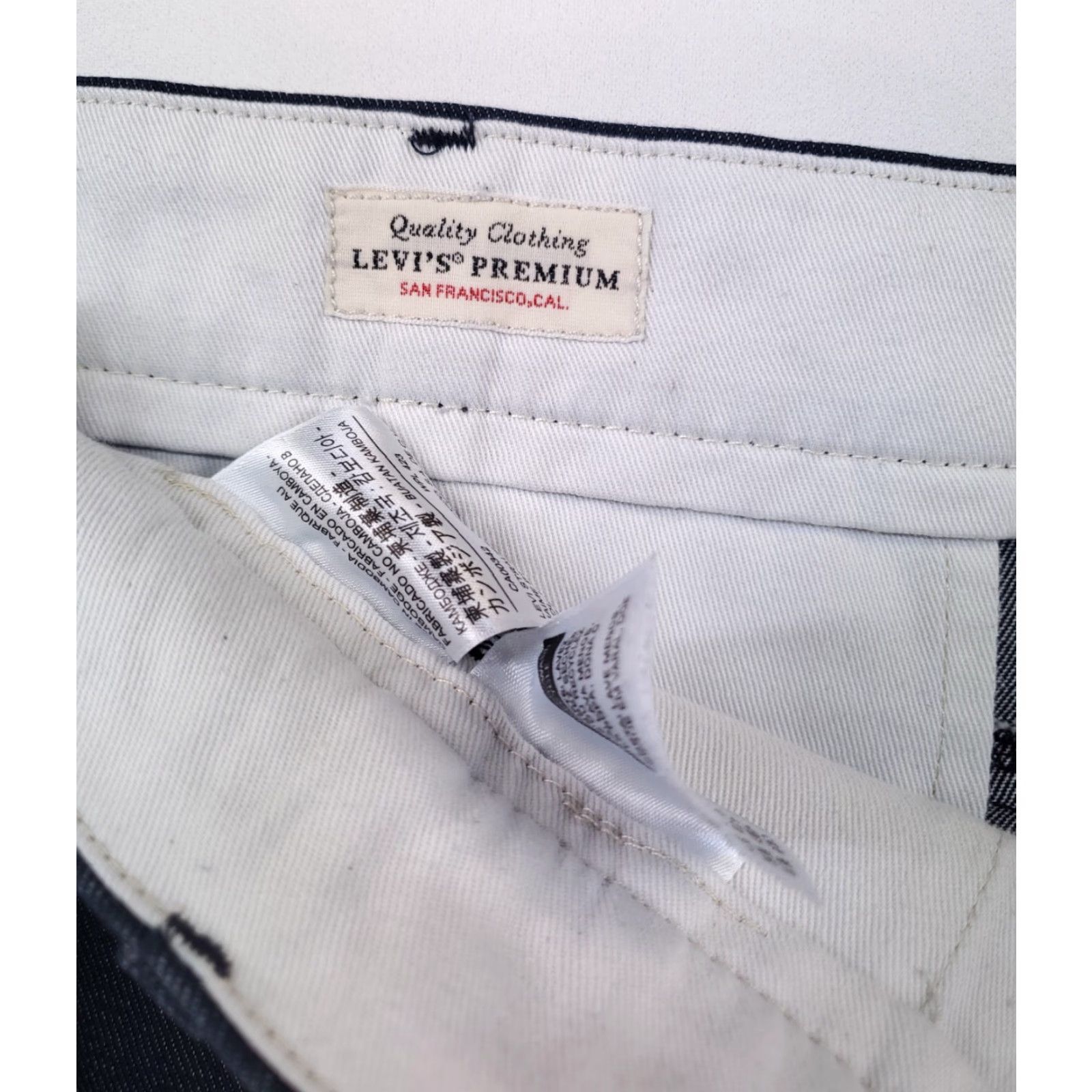 Levi's Levi's Sta-Prest Premium Pants Blue Mens 38 Regular Pants Chino 31 Inseam 38 x 32 (Actual 38 x 30.5) Size US 38 / EU 54 - 3 Thumbnail