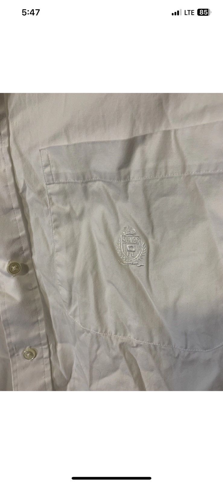 Chaps Ralph Lauren Chaps Ralph Lauren mens sz 15.5 32/33 white dress shirt Size US M / EU 48-50 / 2 - 7 Thumbnail