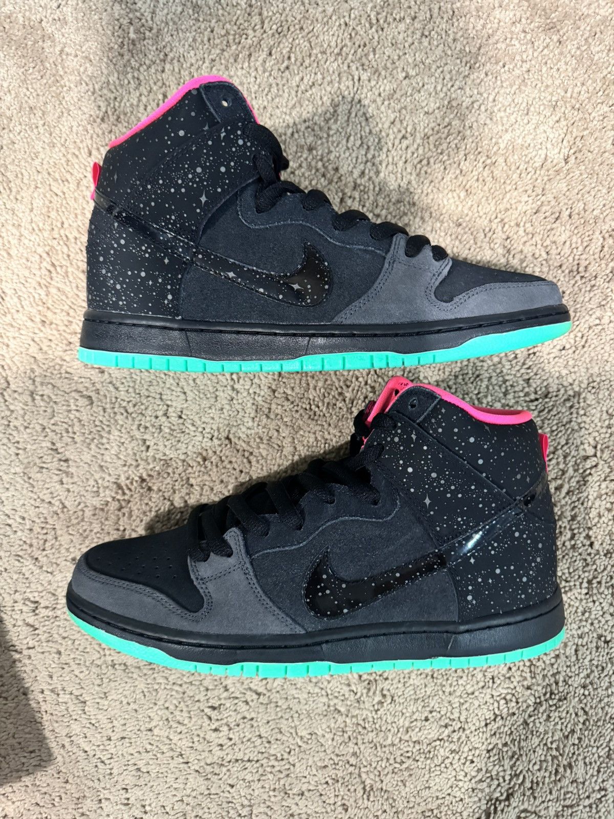 Nike Premier x Dunk High SB Northern Lights 2014 Size US 10 / EU 43 - 1 Thumbnail