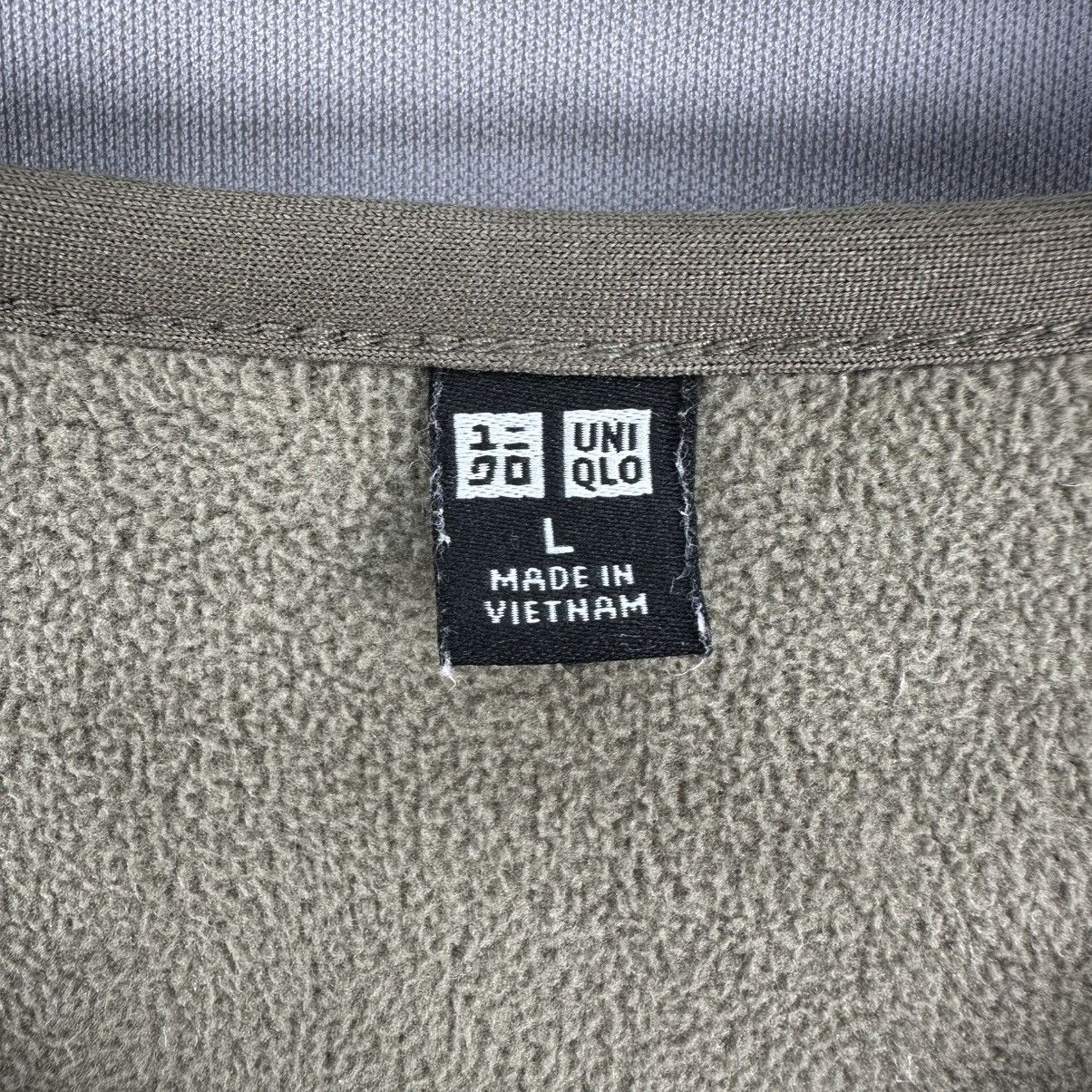 Japanese Brand × Uniqlo Uniqlo Deep Pile Fleece Sherpa Olive Green Cardigan Size M / US 6-8 / IT 42-44 - 12 Thumbnail