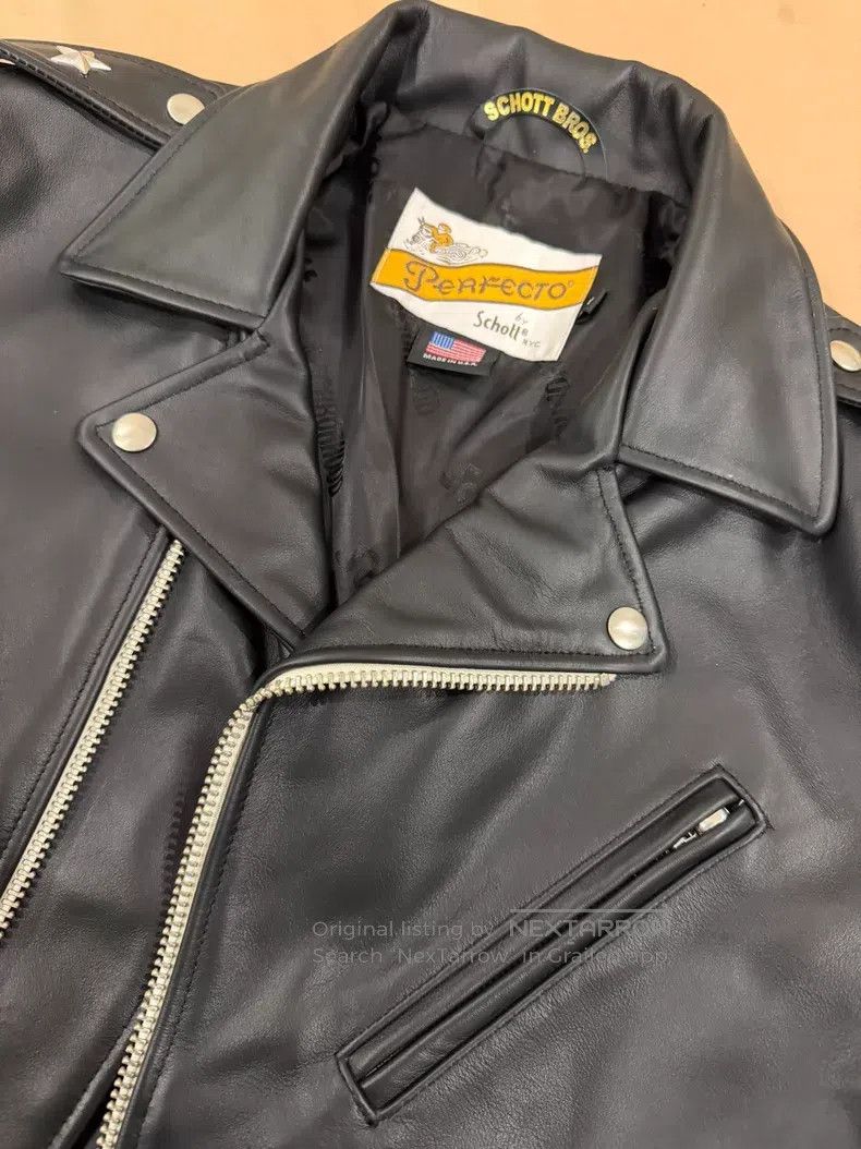 Schott Schott Co-branded leather jacket Size US XS / EU 42 / 0 - 2 Thumbnail