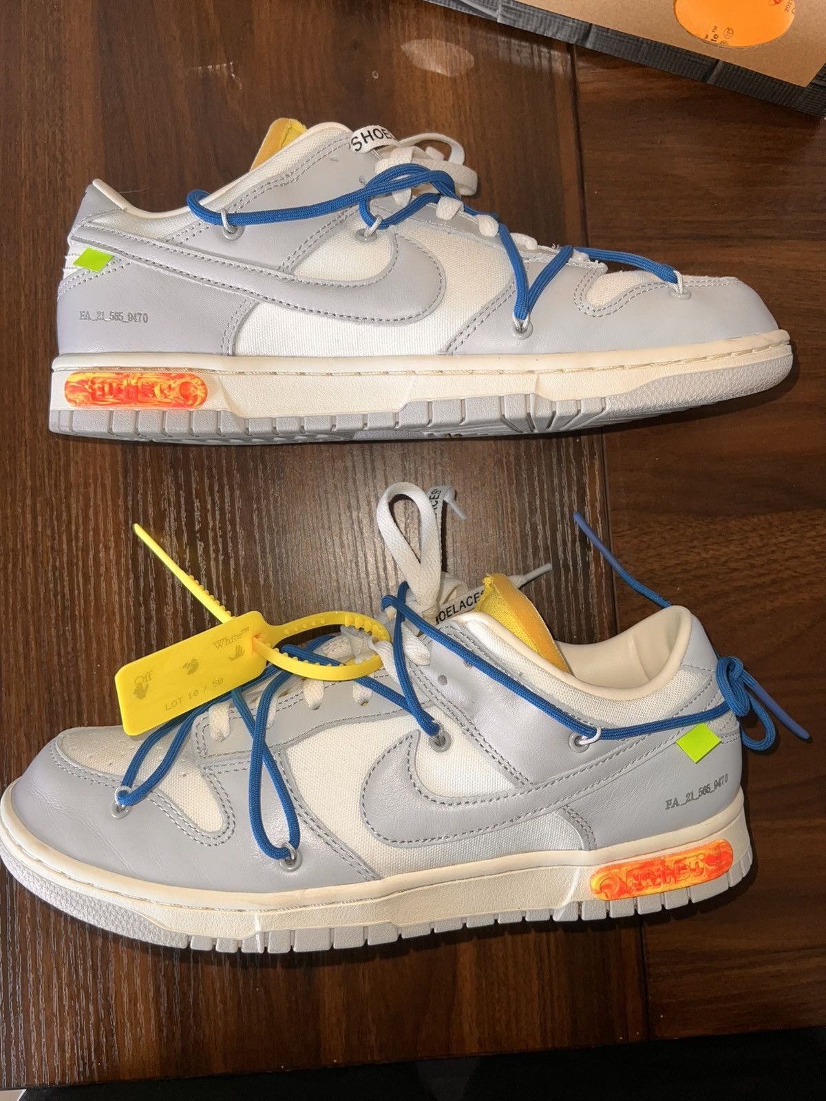 Nike × Off-White Nike Dunk Low / Off white Lot #10 Size US 10.5 / EU 43-44 - 1 Thumbnail