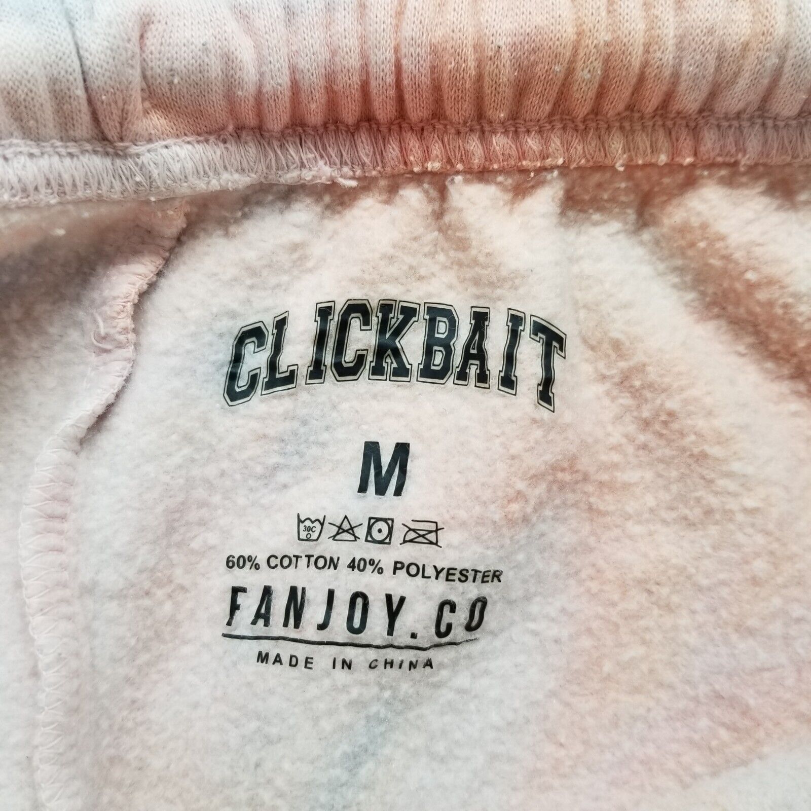 Other Clickbait Pants Womens Tie Dye Pockets Spell Out Logo Jogger Size 28" / US 6 / IT 42 - 12 Thumbnail