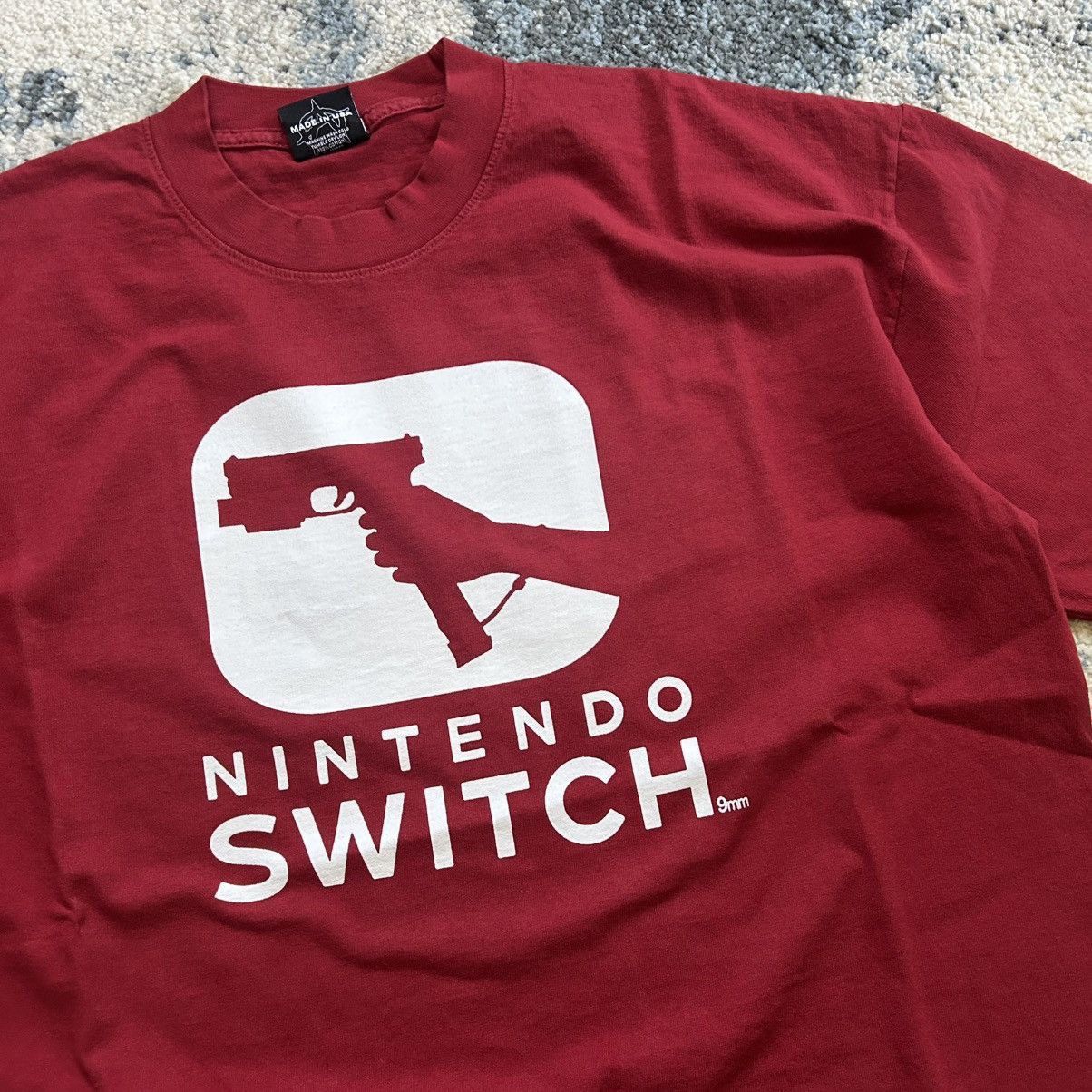 Revenge Nintendo switch 2 tee | Spencer’s GLOCK novelty sleaze Size US L / EU 52-54 / 3 - 4 Thumbnail