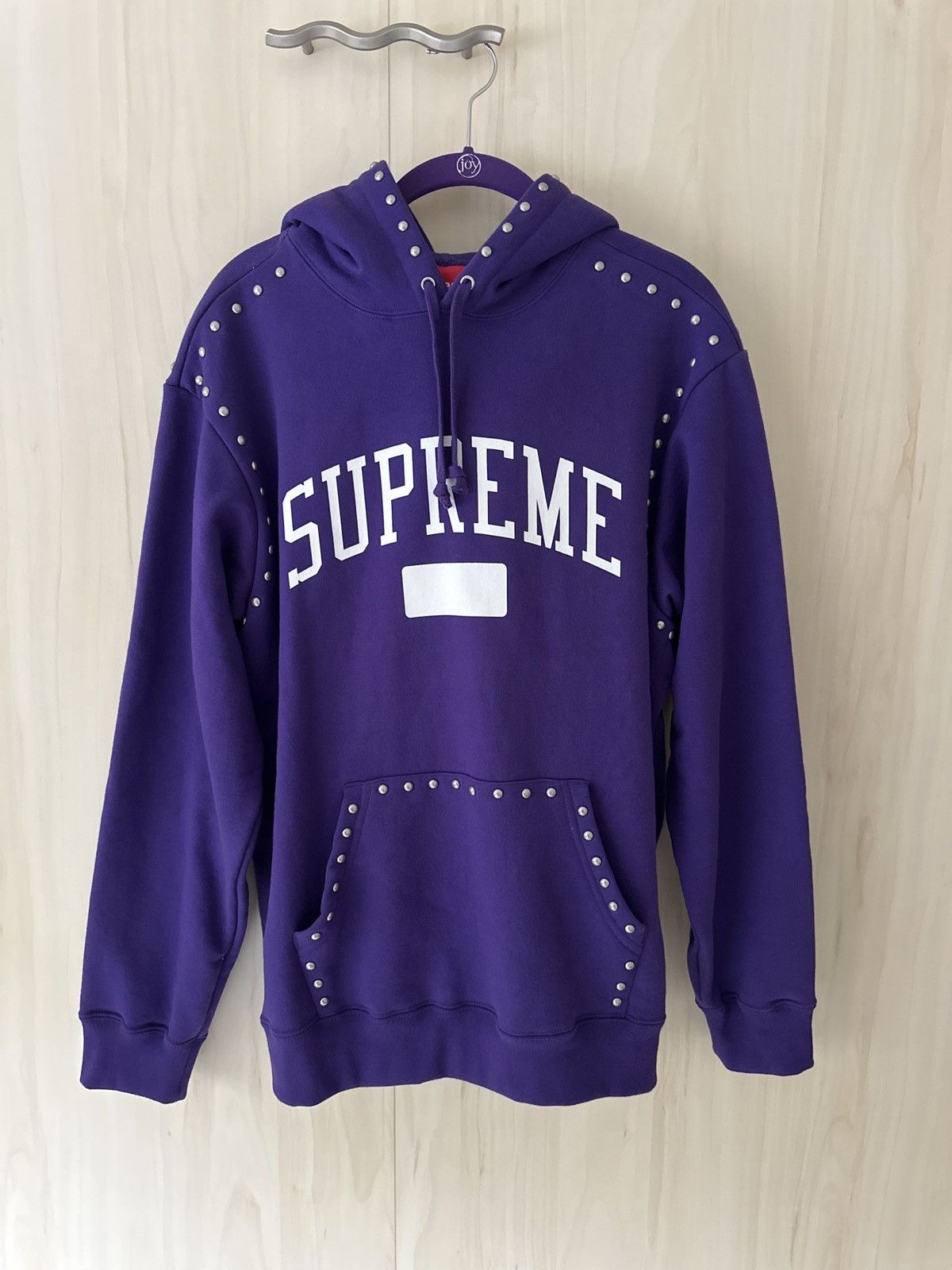 Supreme Studded Hooded offers Used Sweatshirt (FW18)