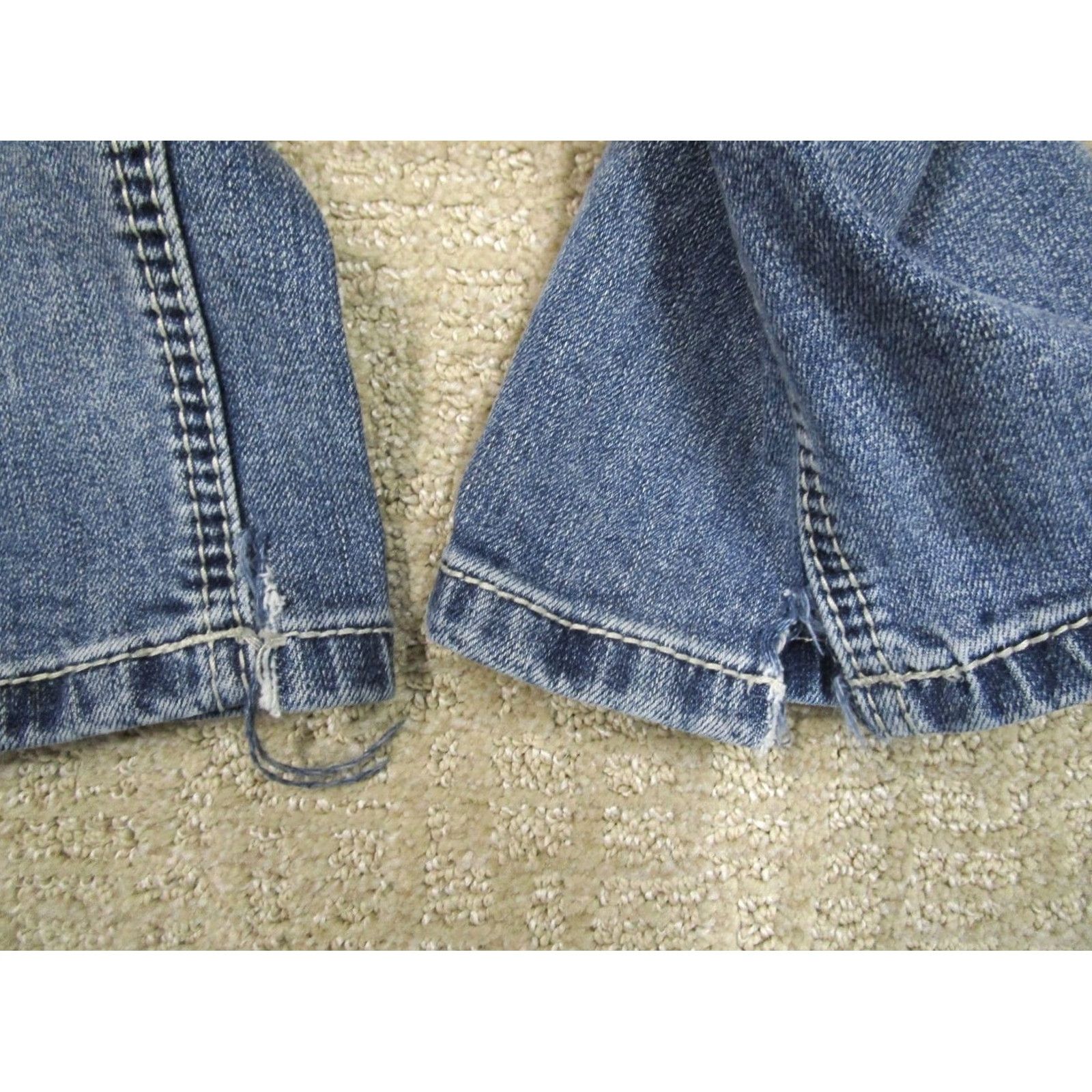 Pistola Rock and Roll Cowboy Rock & Roll Jeans Men 31x34 Blue Bootcut Pistol Stackable Jeans Light Wash Denim Regular Mens Size US 31 - 4 Thumbnail