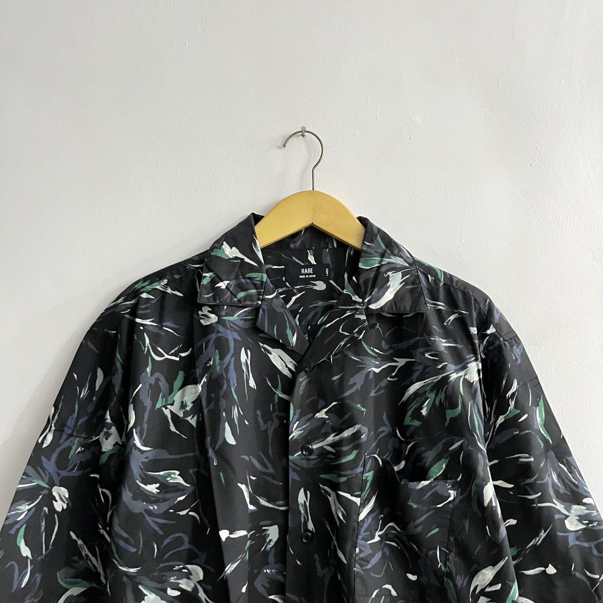 Japanese Brand HARE Japan - Patterns Oversized Button Up Shirt Size US L / EU 52-54 / 3 - 2 Thumbnail