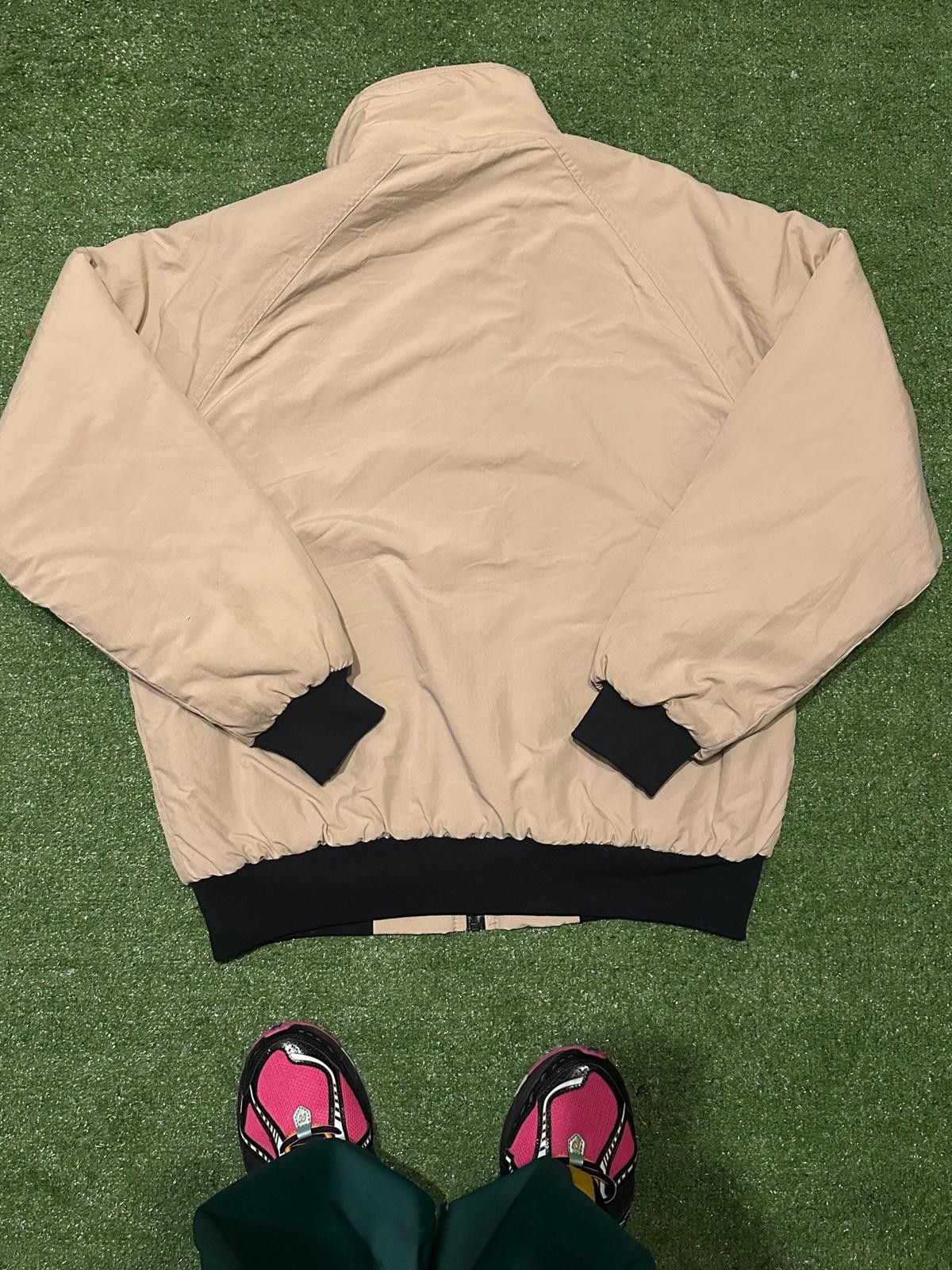 The Unbranded Brand Men's Beige Windbreaker Jacket with Riverside Color Corp Emb Size US M / EU 48-50 / 2 - 2 Thumbnail