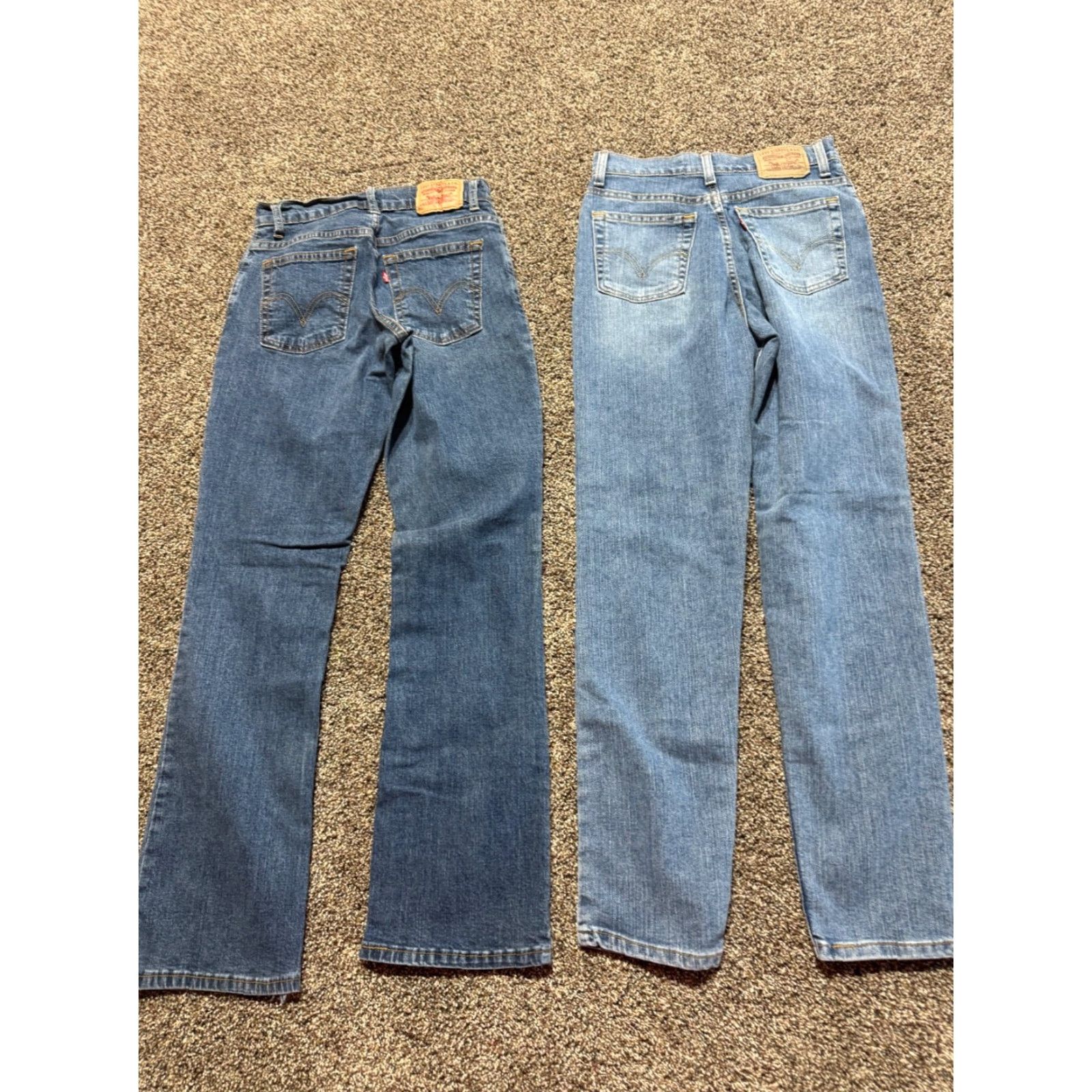 Levi's VINTAGE Levi's 550 & 512 Women's Jeans Size 4 Blue Denim Bootcut Slim Lot OF 2 Size 27" / US 4 / IT 40 - 2 Thumbnail