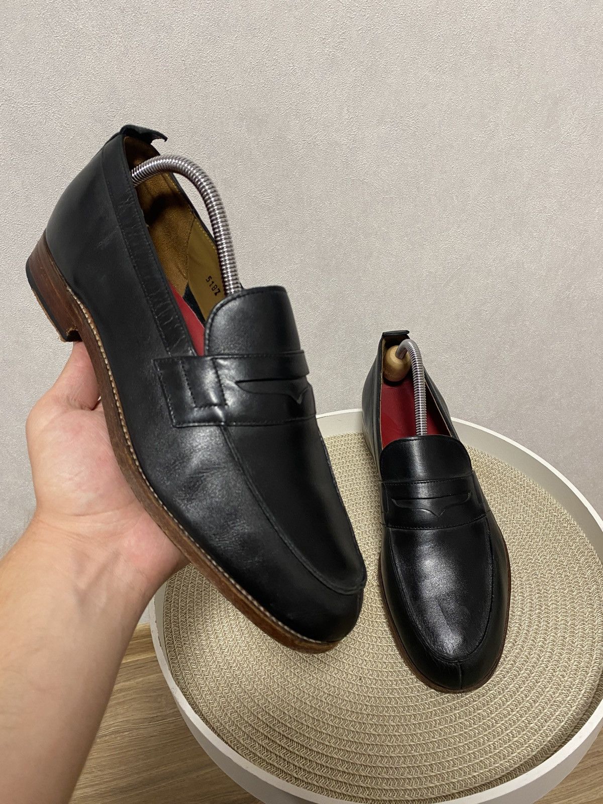 Grenson Grenson Black Leather Penny Loafers Size: 9/43 | Grailed