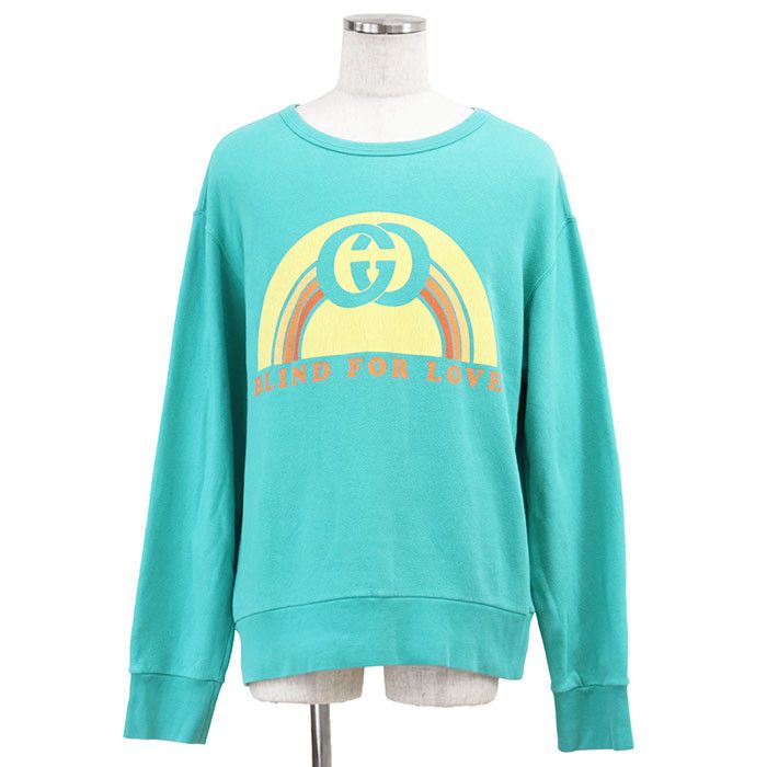 Gucci Gucci Gucci BLIND FOR LOVE GG Logo Cotton Sweatshirt Cotton Sweatshirts & Hoodies DUTY FREE for USA Size ONE SIZE - 1 Thumbnail