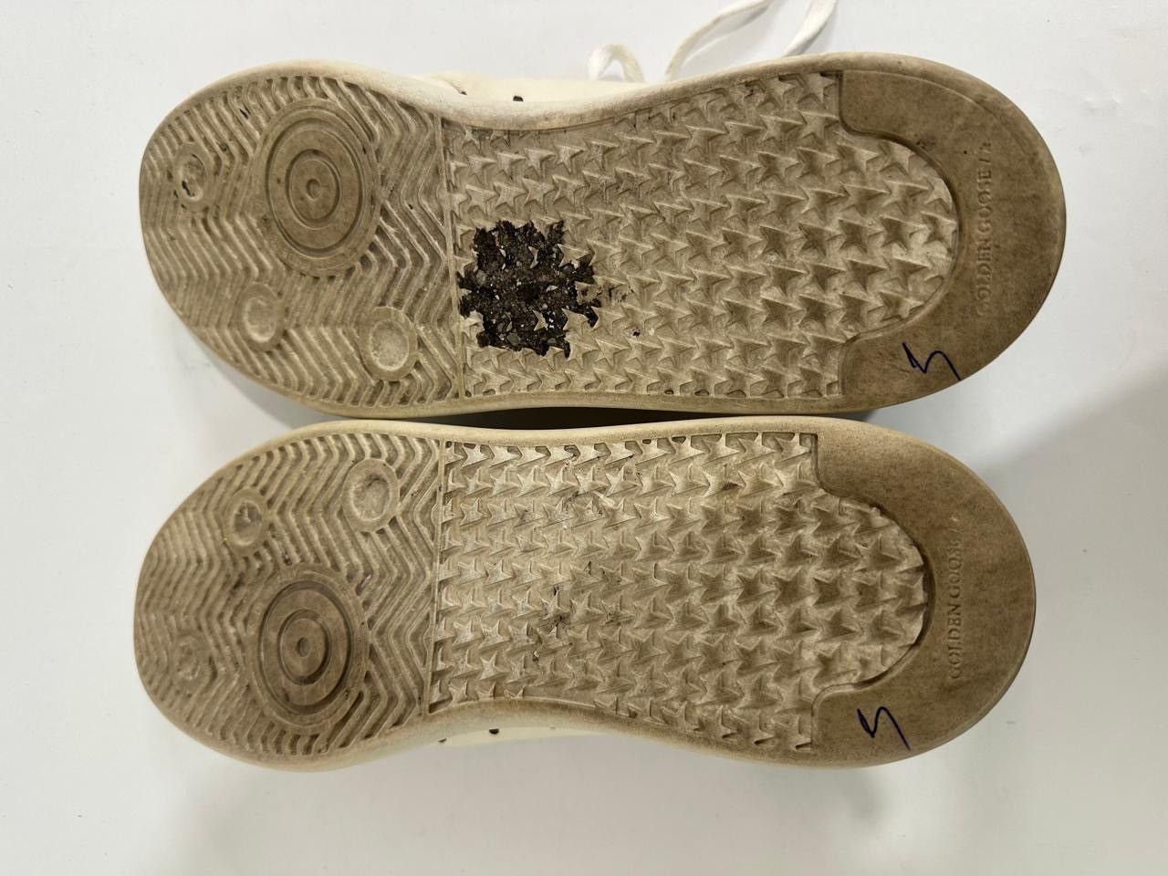 Golden Goose Golden Goose White Leather Pure- Star Low Top Sneakers Size US 8 / EU 41 - 5 Thumbnail