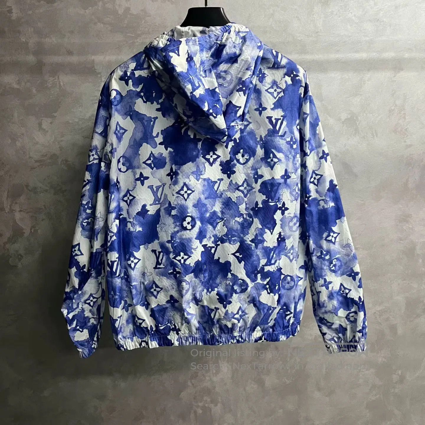 Louis Vuitton Louis Vuitton Blue Ink Logo Hooded Jacket. Size US M / EU 48-50 / 2 - 5 Thumbnail