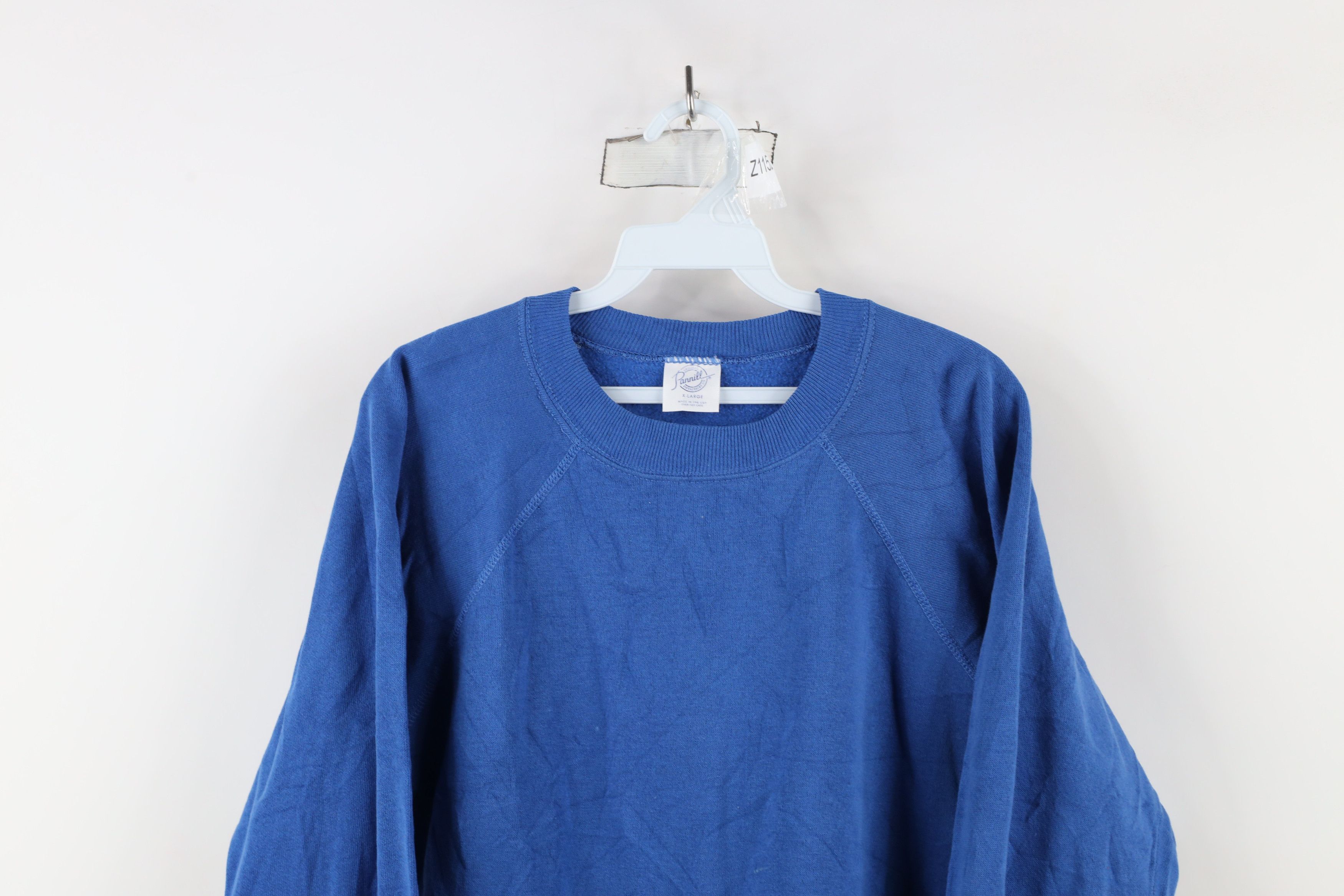 Vintage Vintage 80s 90s Streetwear Crewneck Sweatshirt Royal USA Size US XL / EU 56 / 4 - 2 Thumbnail