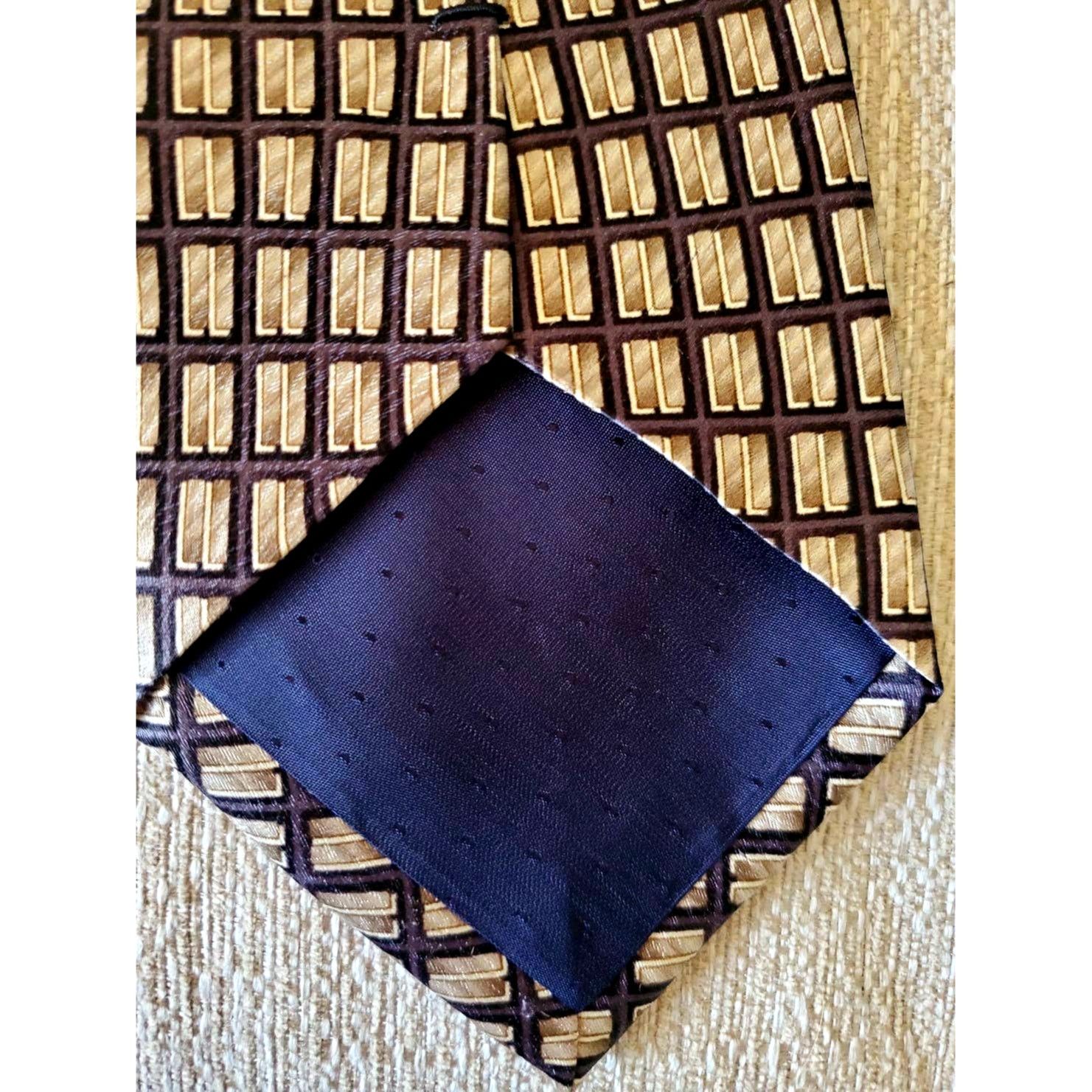 Pierre Cardin Pierre Cardin 100% Silk Neck Tie One Size Size ONE SIZE - 3 Thumbnail