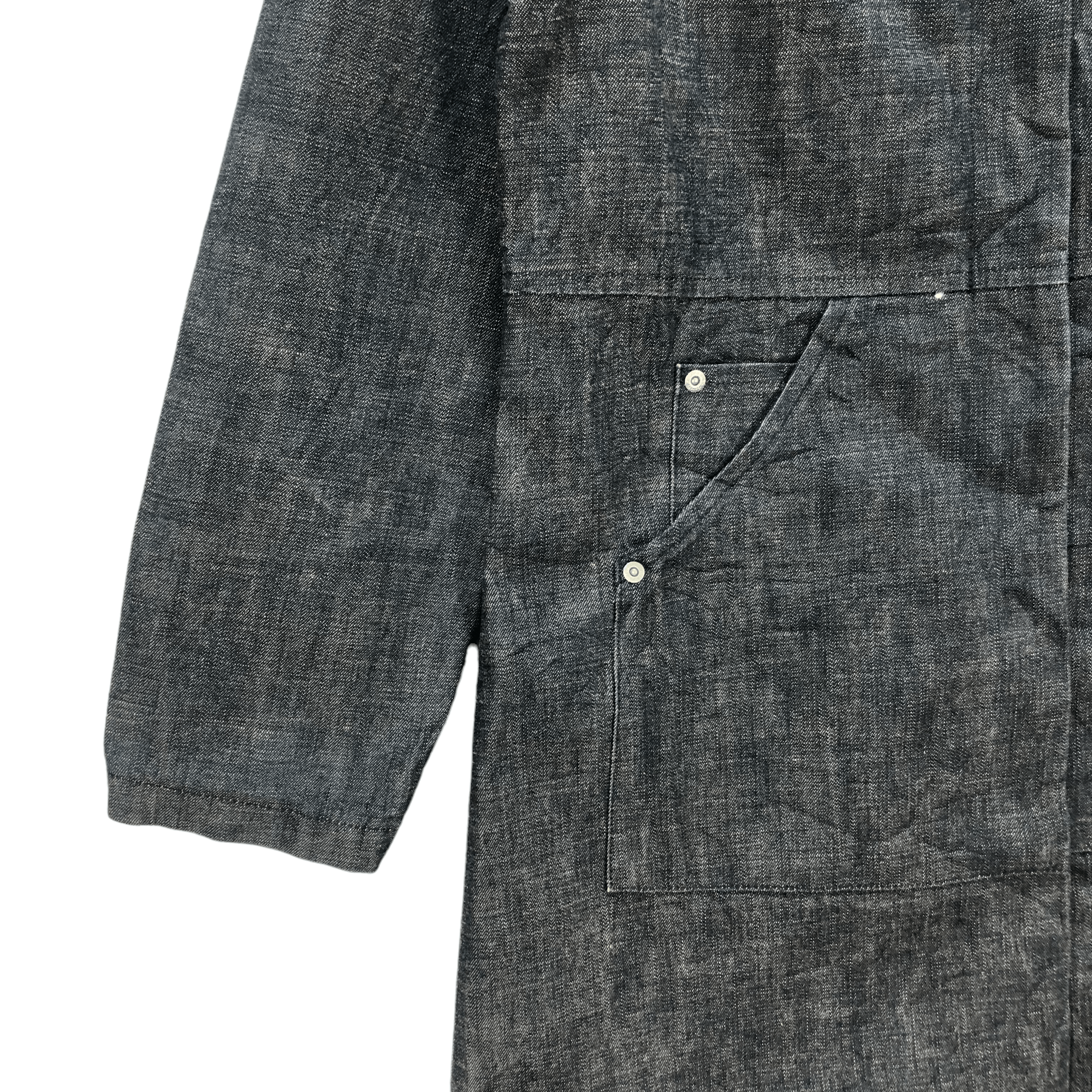 Burberry BURBERRYS OF LONDON BLUE LABEL DENIM LONG JACKET #6682-79 Size US S / EU 44-46 / 1 - 5 Thumbnail