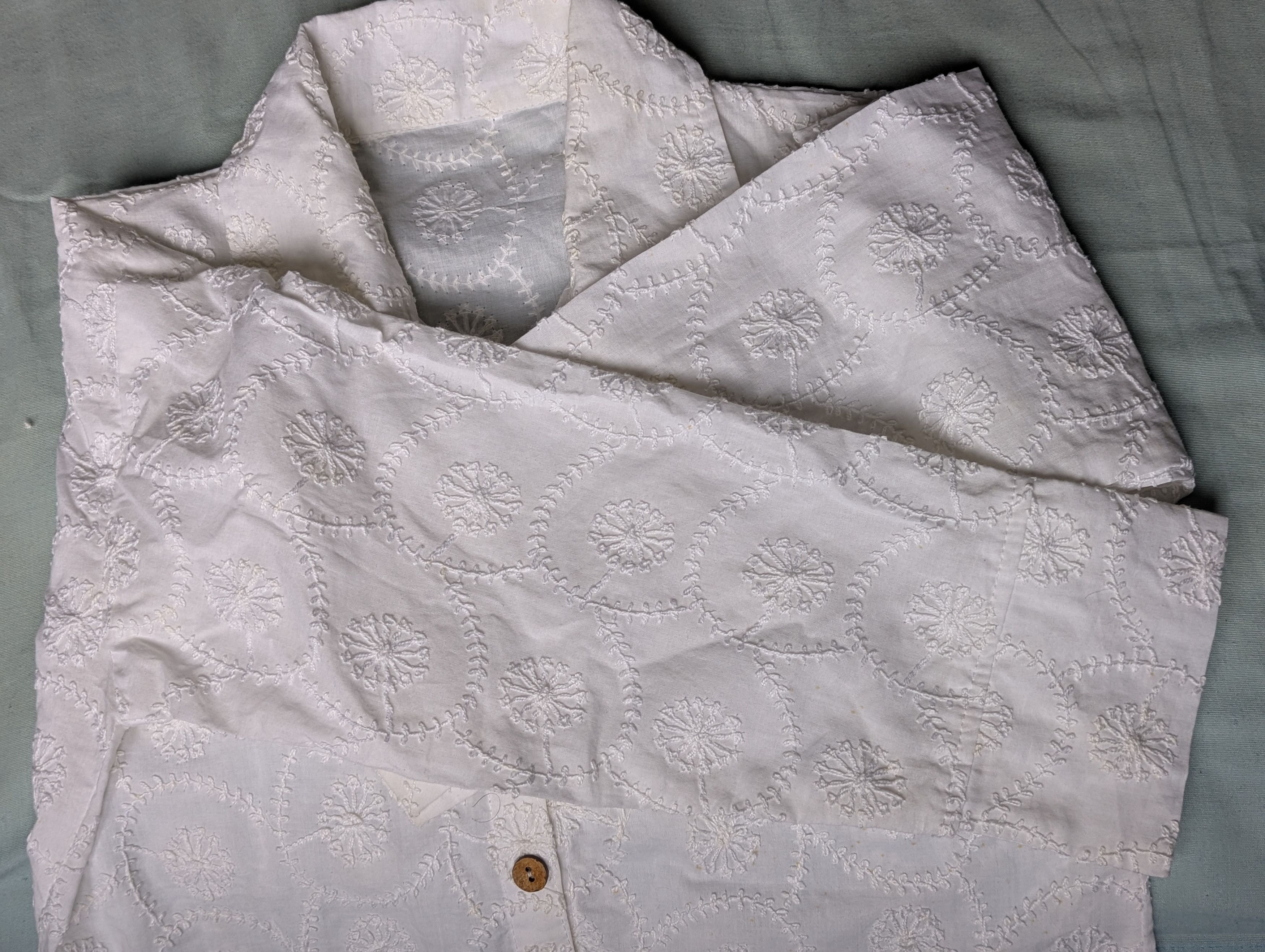 Other Cotton white thread embroidery Size M / US 6-8 / IT 42-44 - 3 Thumbnail