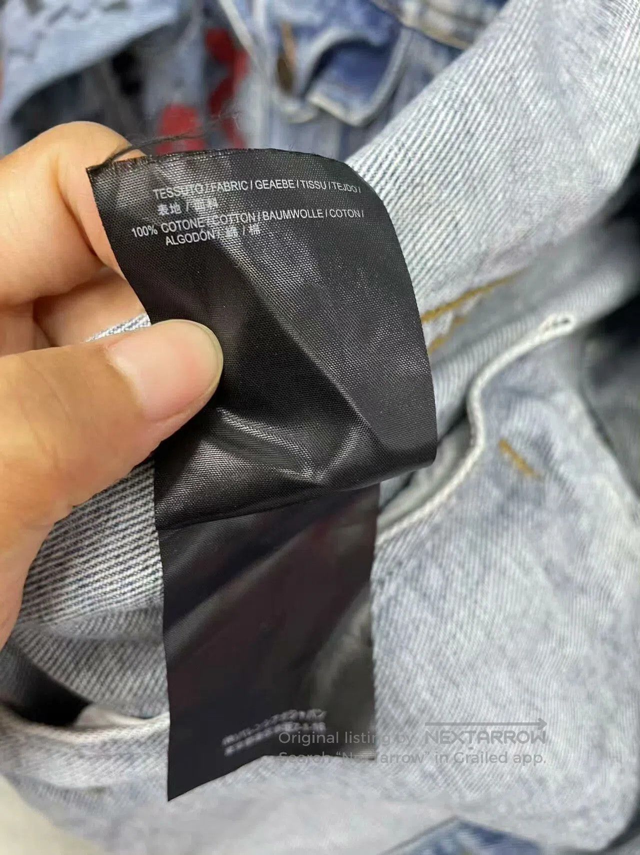 Balenciaga Balenciaga Graffiti Denim Jacket. Size US M / EU 48-50 / 2 - 5 Thumbnail
