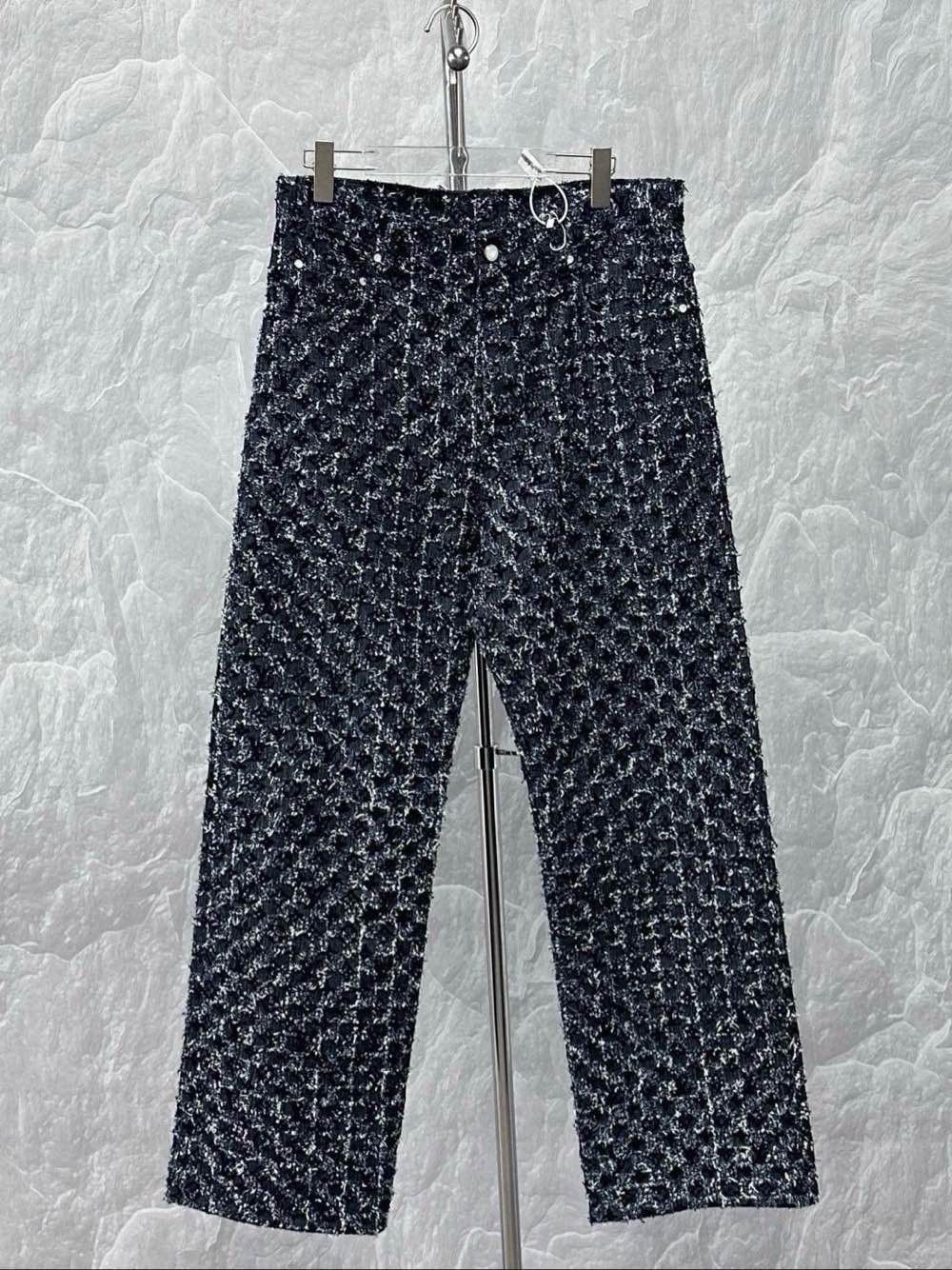 Louis Vuitton Louis Vuitton Monogram Flocked Denim Jeans Size 31 Size US 31 - 1 Thumbnail