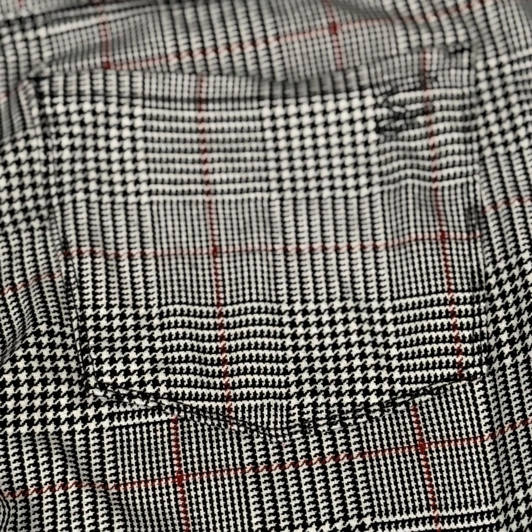 Vintage Seven7 Leggings Womens XL Gray High Rise Glen Plaid Pull On Jegging Stretch Size 40" / US 18 - 5 Thumbnail