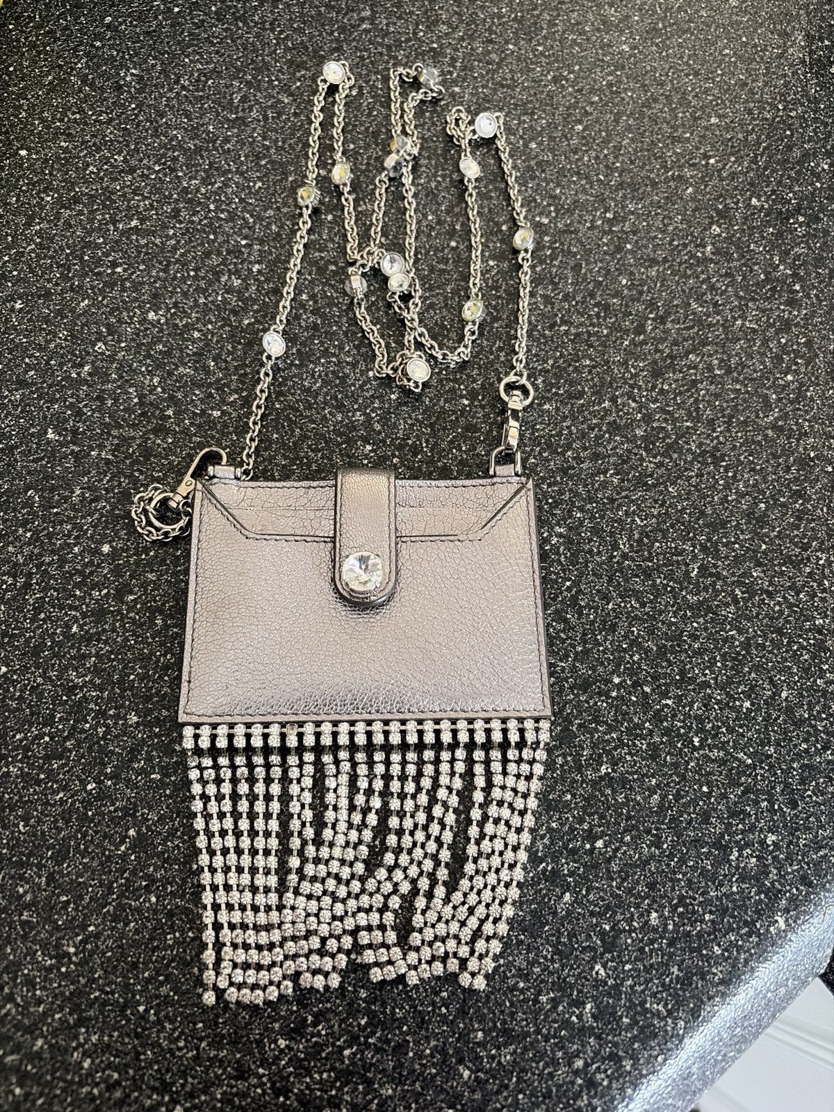 Miu Miu Miu Miu Crystal Leather Over the Shoulder bag Size ONE SIZE - 1 Thumbnail