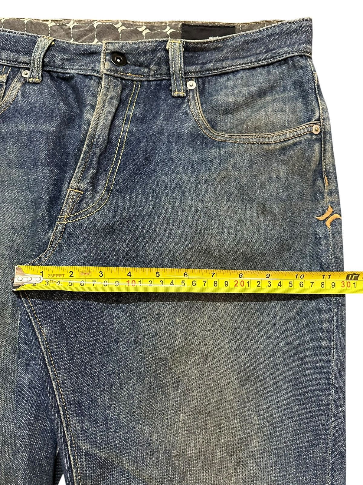 Hurley Hurley Denim Buckle Mud Wash Style Loose Jeans Size US 34 / EU 50 - 13 Thumbnail