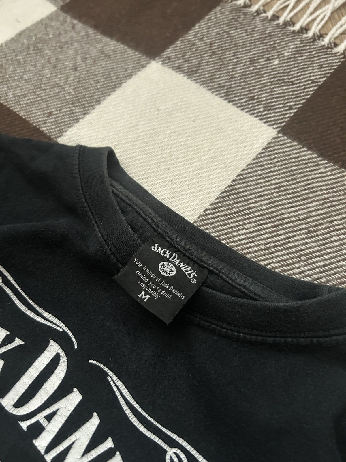 Vintage Vintage Jack Daniels Whiskey Big logo y2k shirt 2006 Size US M / EU 48-50 / 2 - 3 Thumbnail