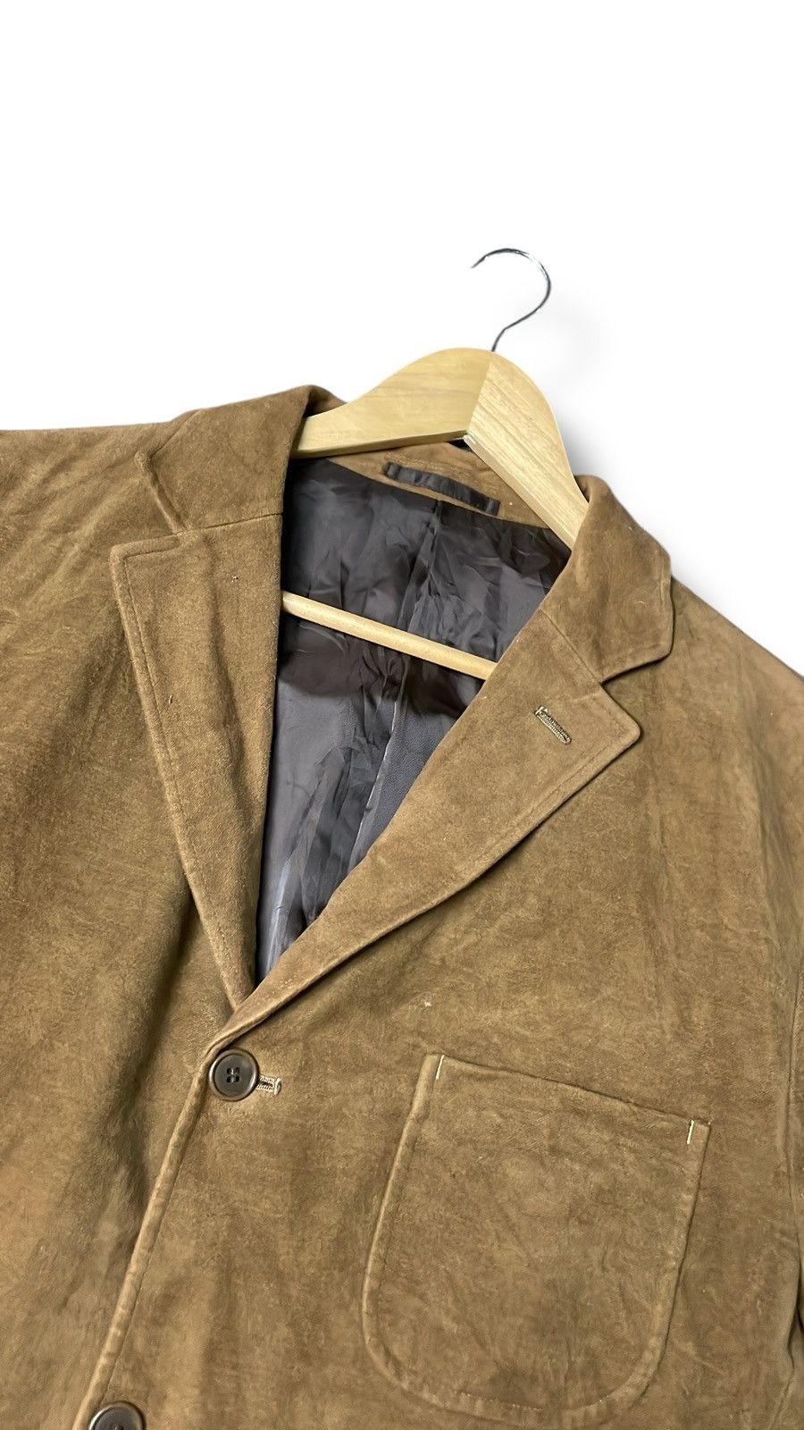 Japanese Brand × Uniqlo × Vintage Uniqlo Velvet Antelope Jacket (70) Size US XL / EU 56 / 4 - 2 Thumbnail