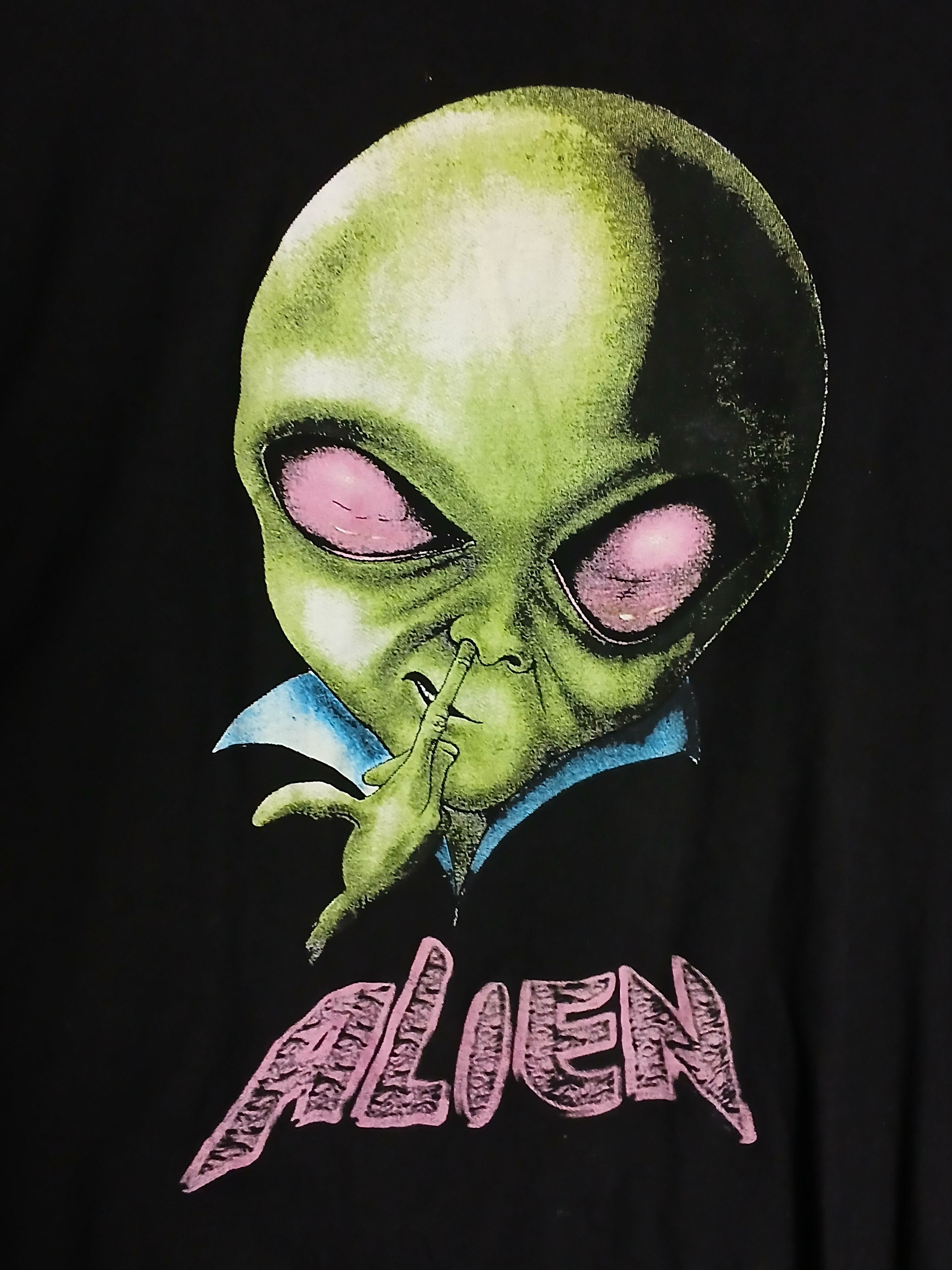 Vintage Vintage Alien Workshop Skategang T-Shirt Size US XXL / EU 58 / 5 - 3 Thumbnail